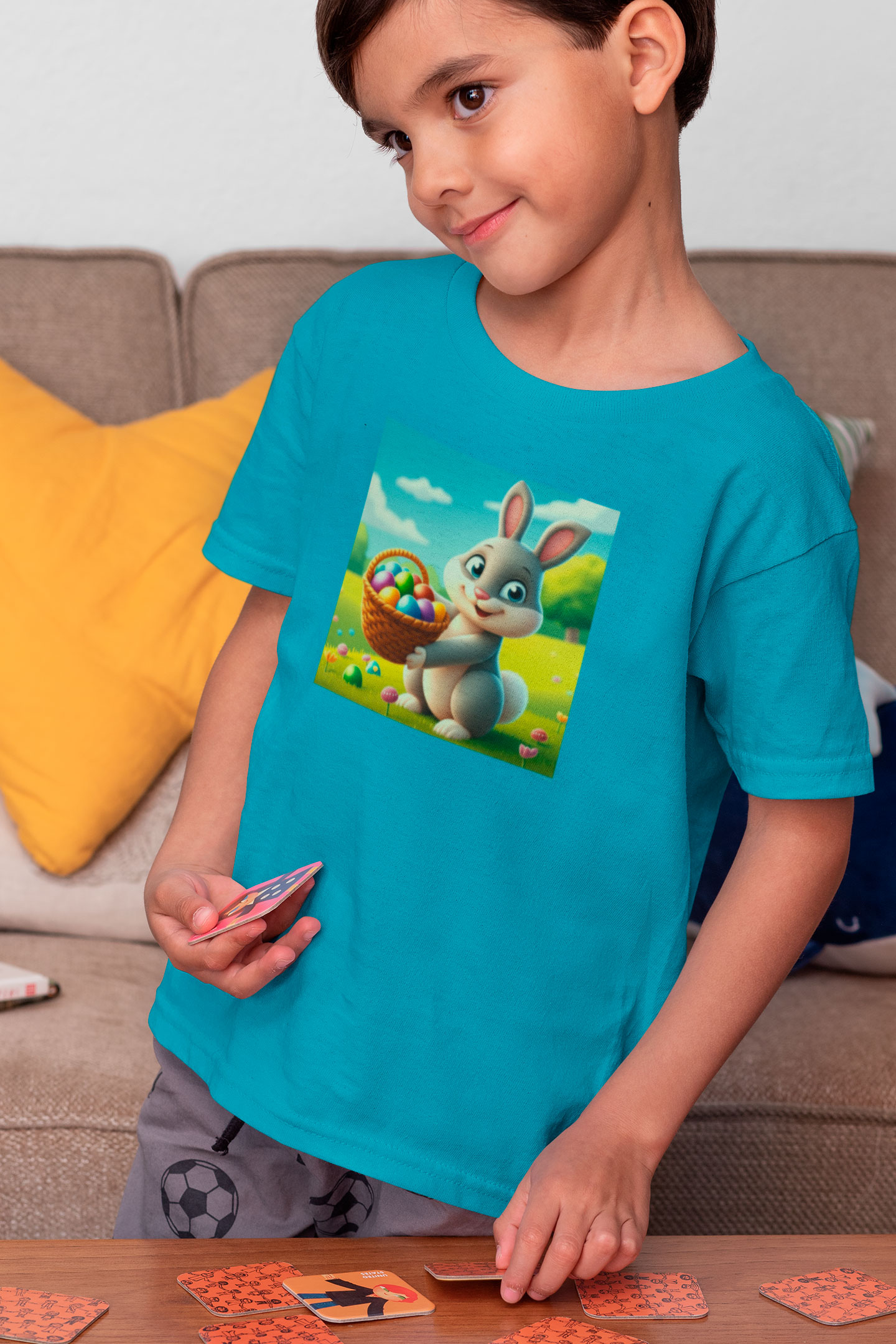Coelhino da Páscoa 05<br>Camiseta Clássica Infantil
