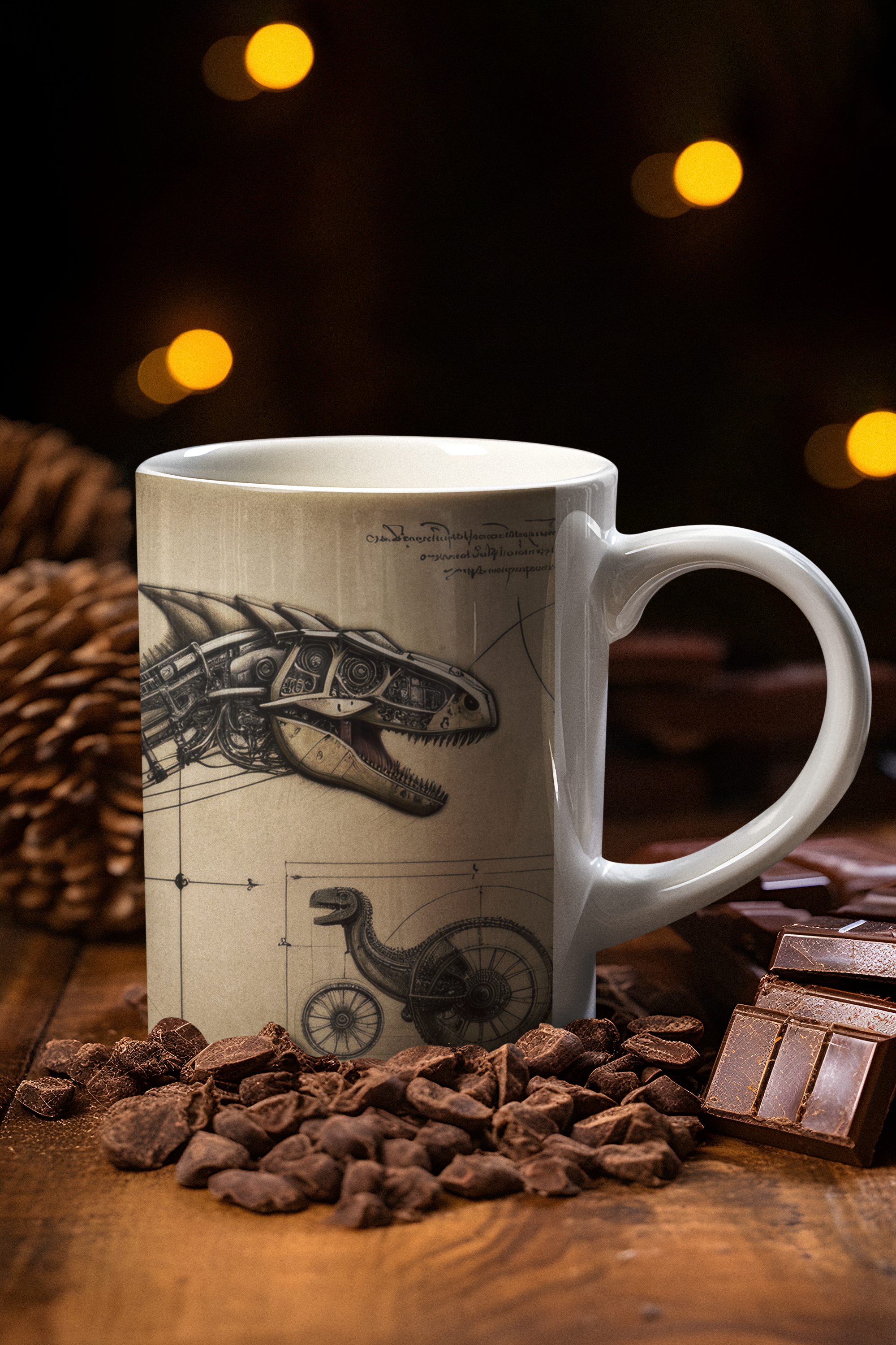 Coleção Da Vinci Imaginário 03<br>Caneca de Porcelana
