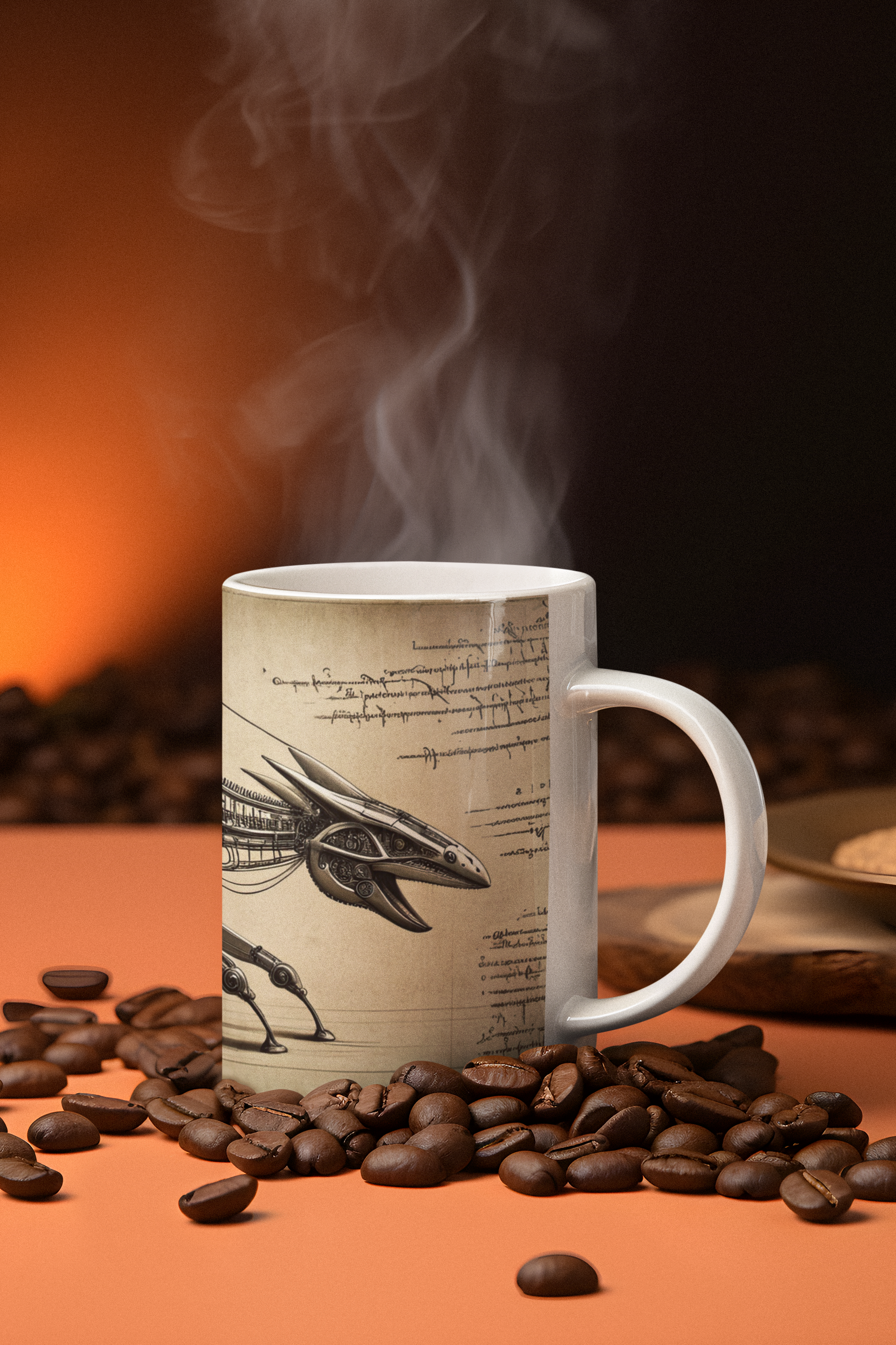 Coleção Da Vinci Imaginário 04<br>Caneca de Porcelana