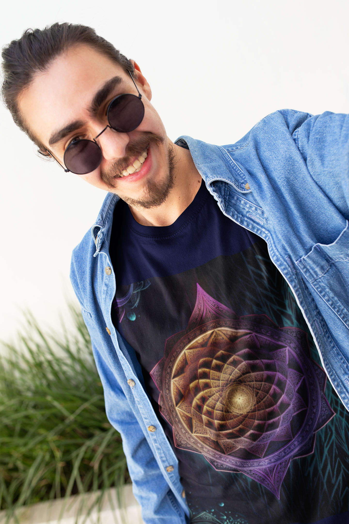 Coleção Mandalas 05<br>T-Shirt Unissex Quality