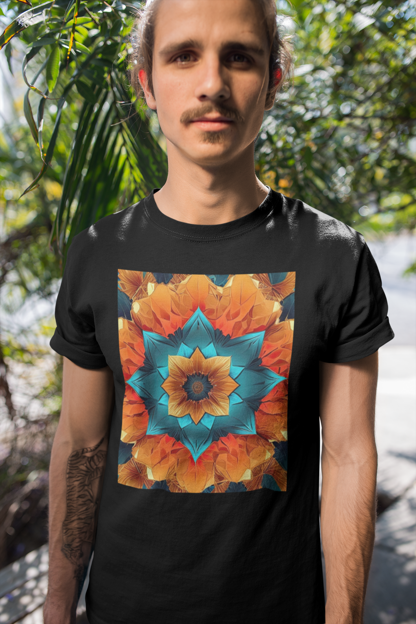 Coleção Mandalas 12<br>T-Shirt Unissex Quality