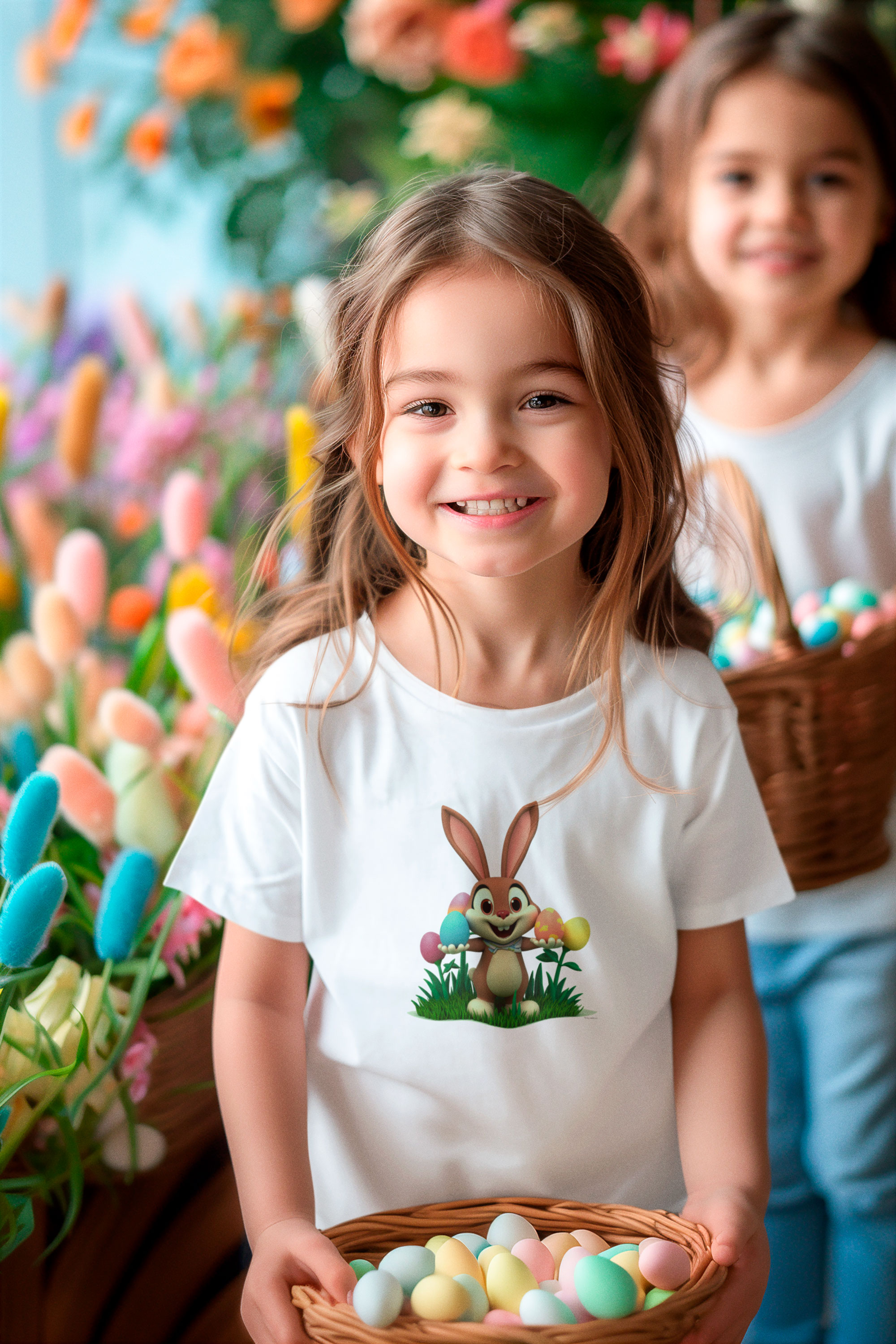 Coelhinho da Páscoa 01<br>Camiseta Clássica Infantil