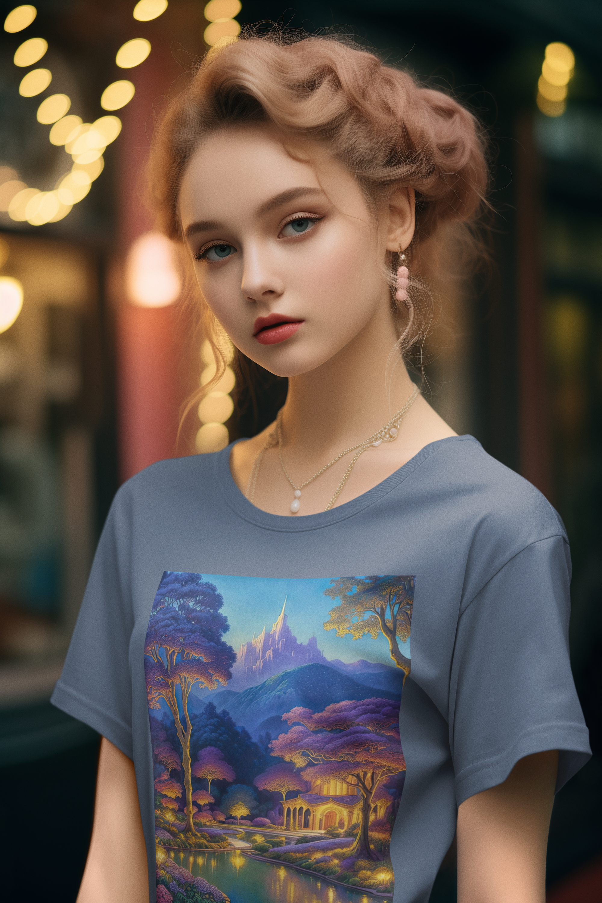 Coleção Magic & Fantasy 02<br>T-Shirt Feminina Estonada