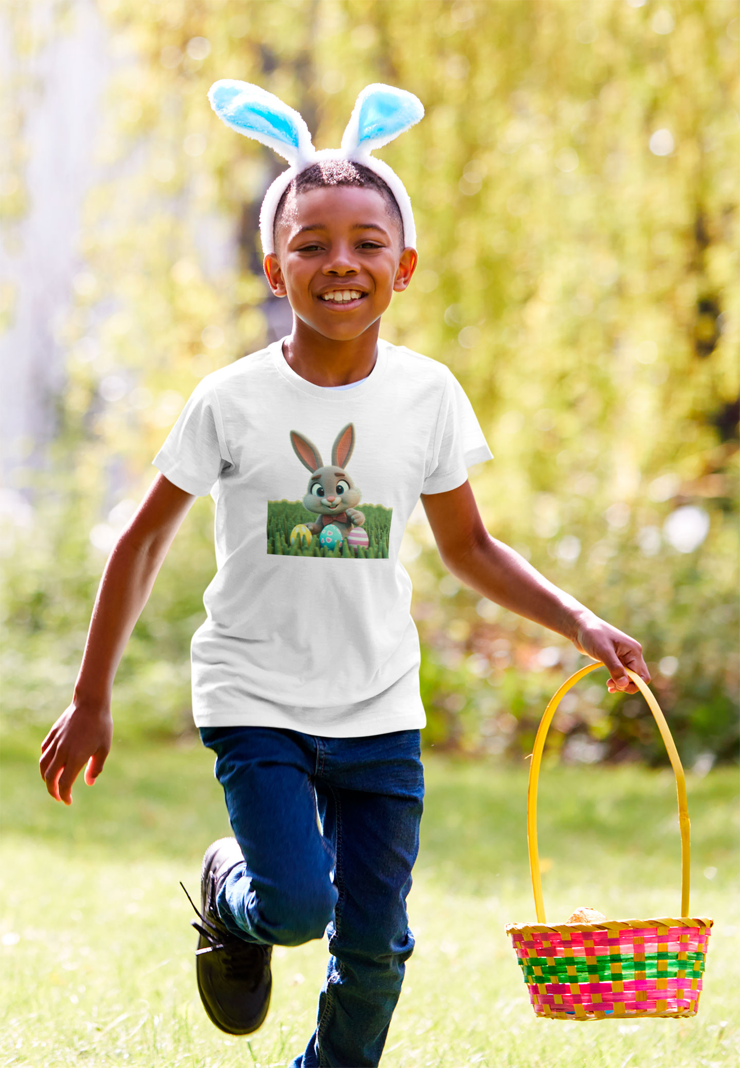 Coelhino da Páscoa 02<br>Camiseta Clássica Infantil