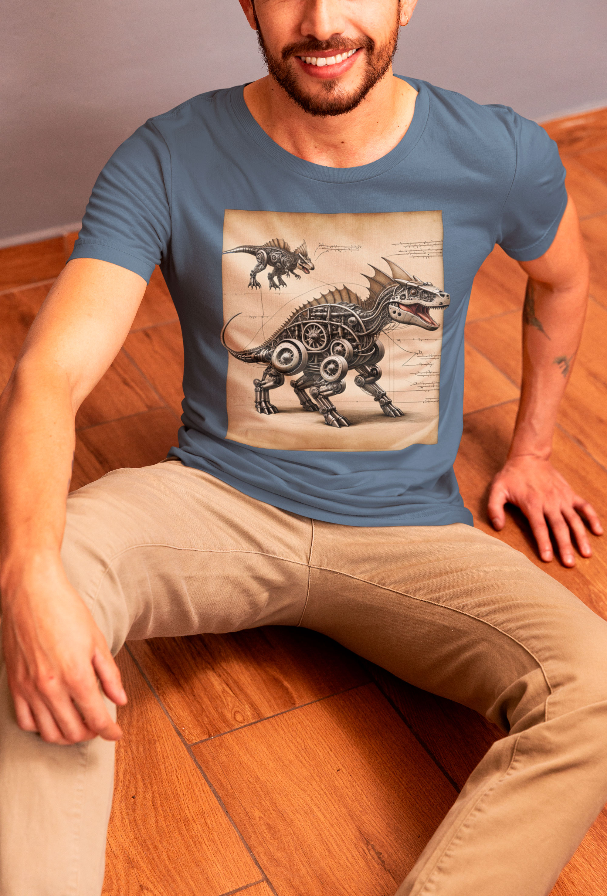  Coleção Da Vinci Imaginário 02<br>T-Shirt Unissex Estonada