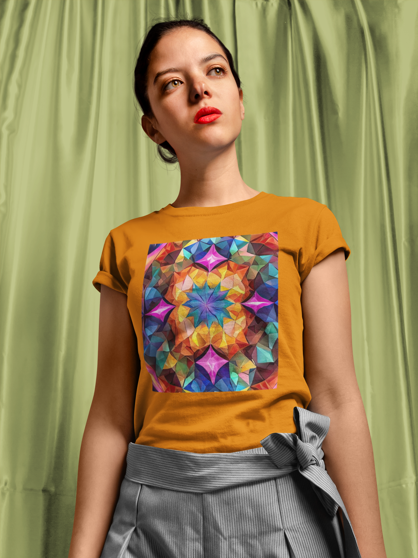 Coleção Mandalas 10<br>T-Shirt Unissex Quality