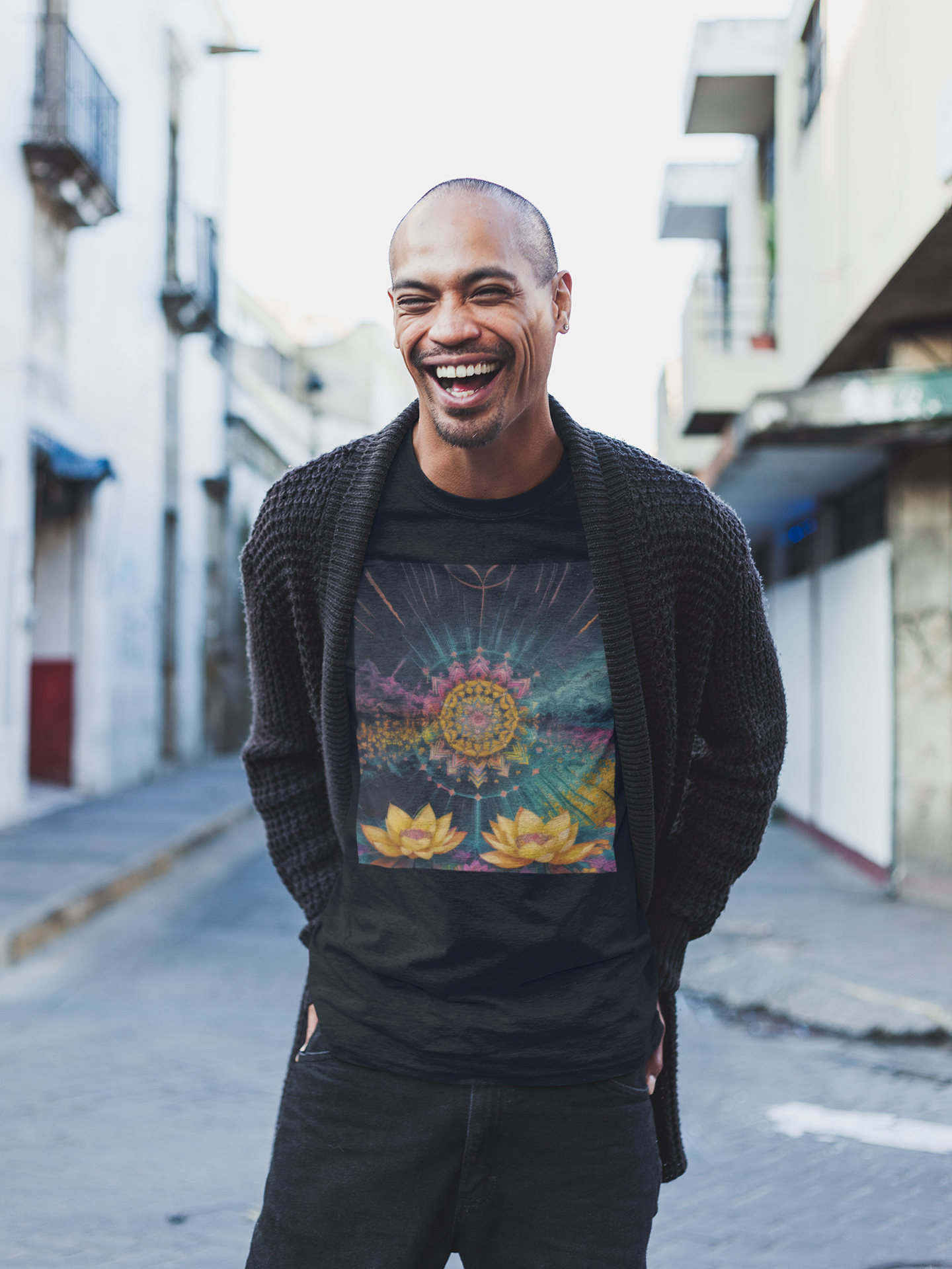 Coleção Mandalas 02<br>T-Shirt Unissex Quality