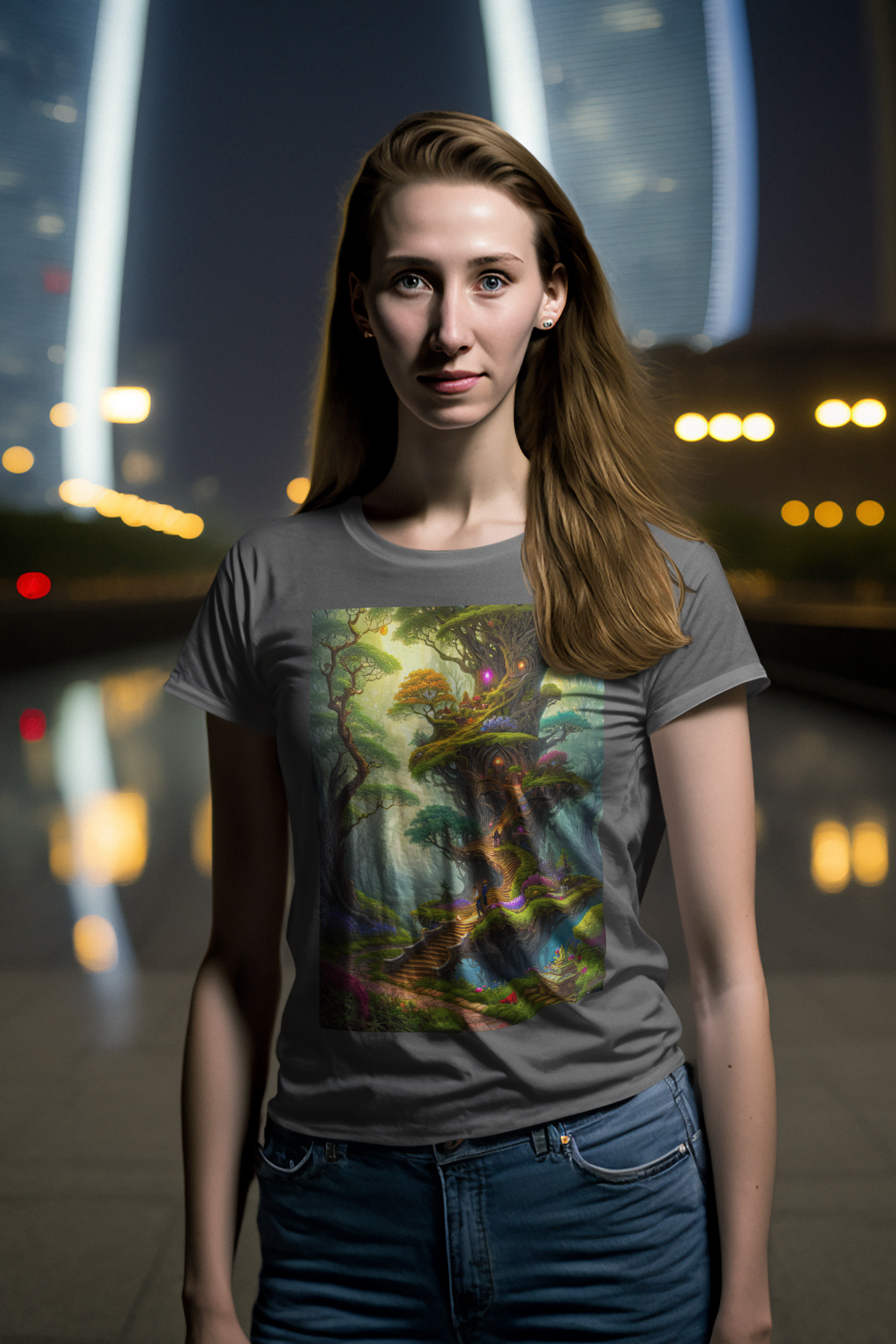 Coleção Magic & Fantasy 08<br>T-Shirt Feminina Estonada