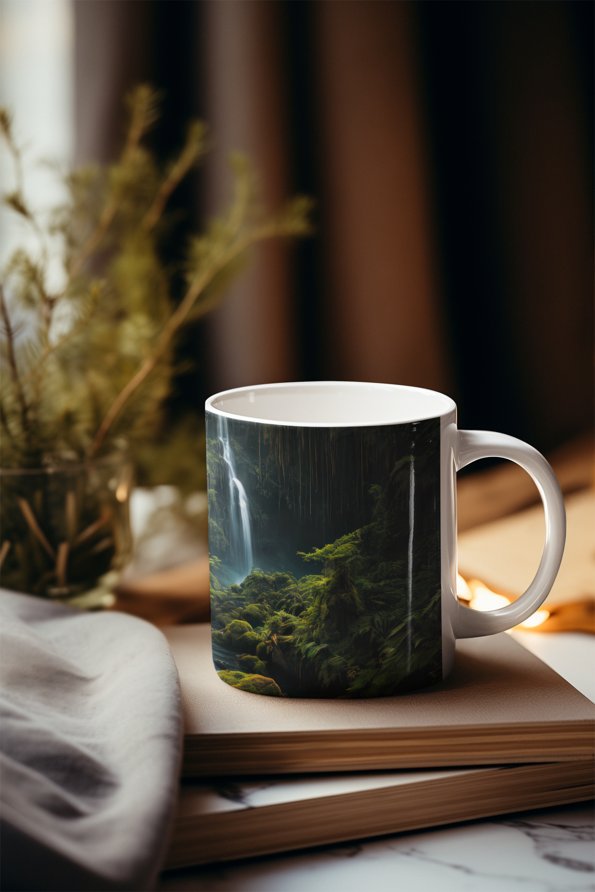 Coleção Rain Forest 02<br>Caneca de Porcelana