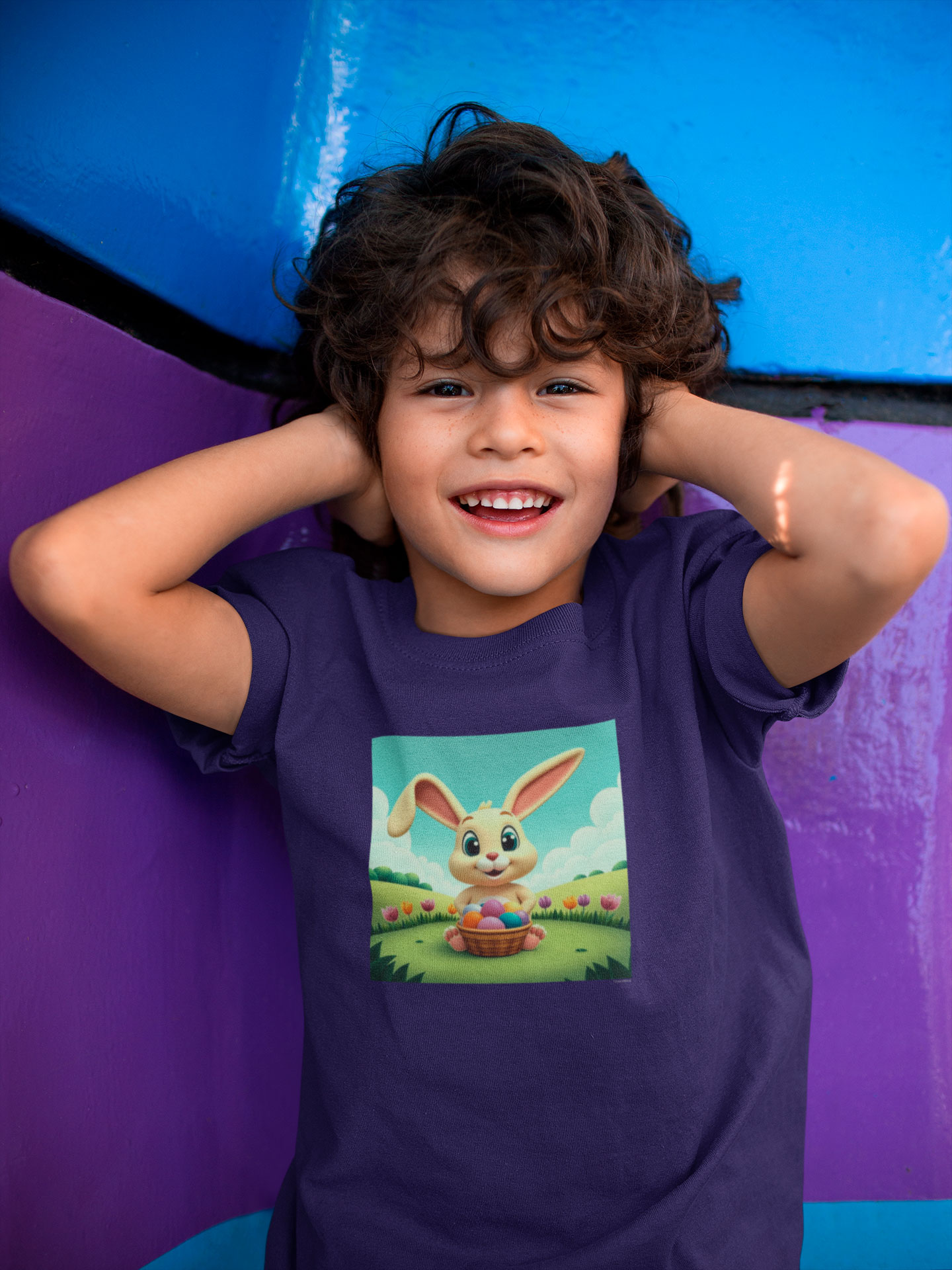 Coelhino da Páscoa 04<br>Camiseta Clássica Infantil