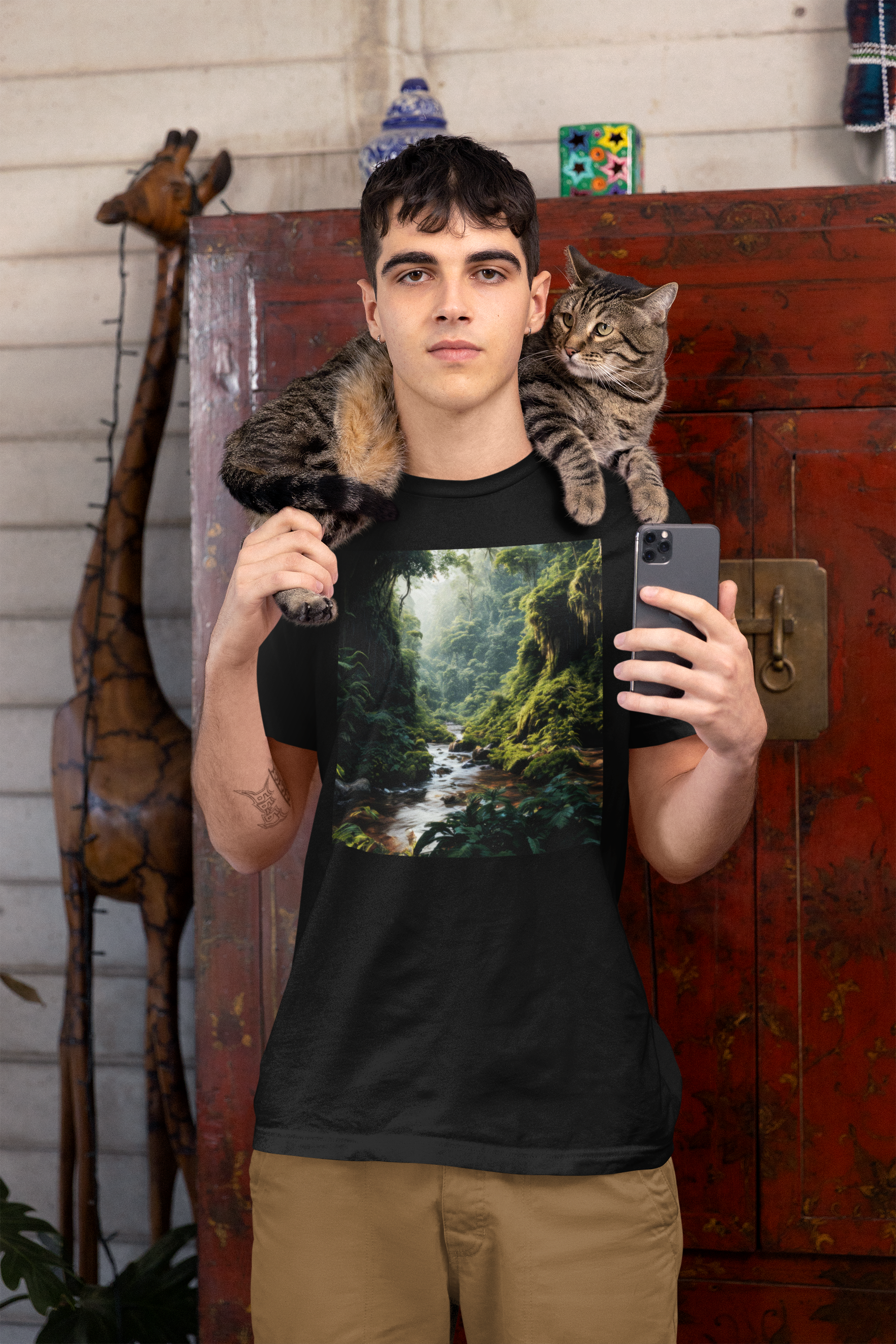 Coleção Rain Forest  04<br>T-Shirt Unissex Prime