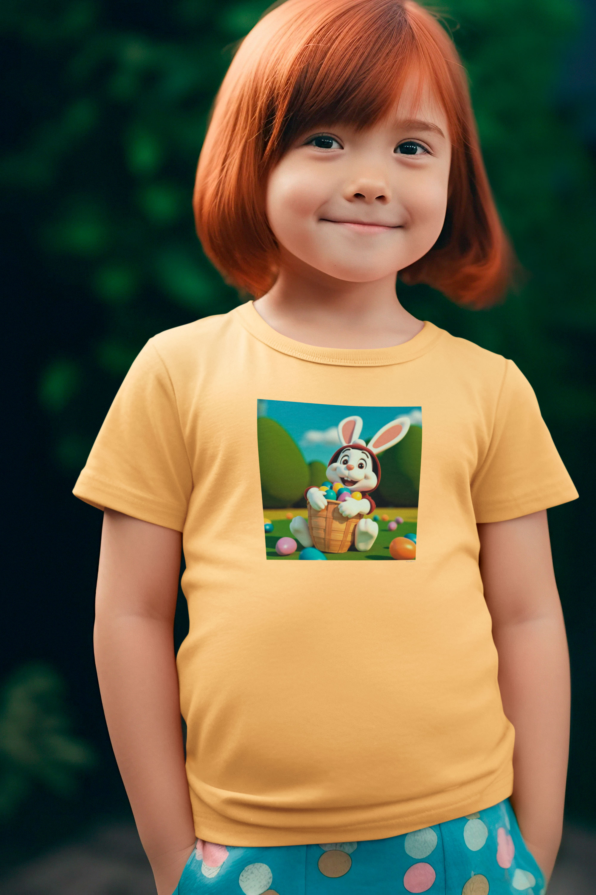 Coelhino da Páscoa 07<br>Camiseta Clássica Infantil