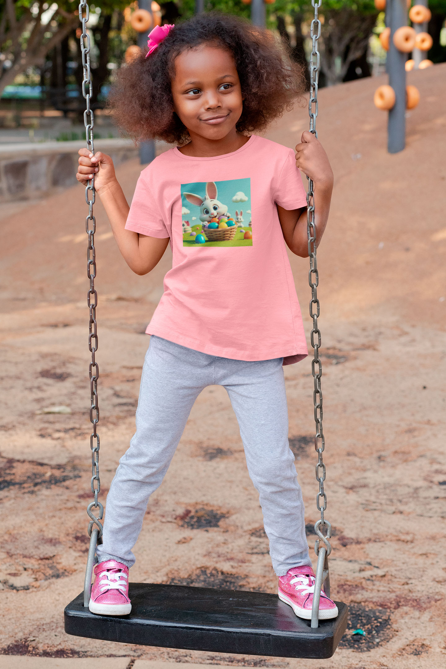 Coelhino da Páscoa 06<br>Camiseta Clássica Infantil