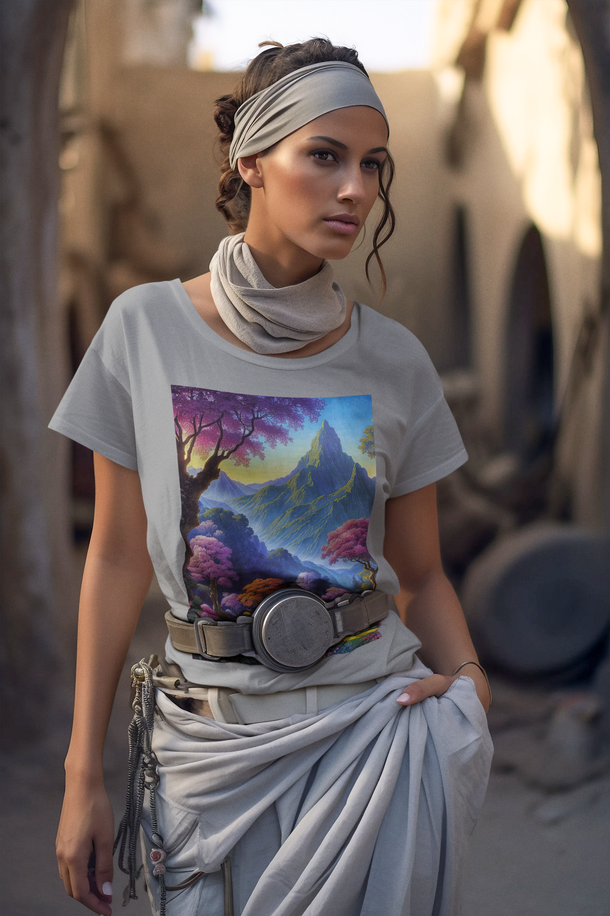 Coleção Magic & Fantasy 01<br>T-Shirt Feminina Estonada