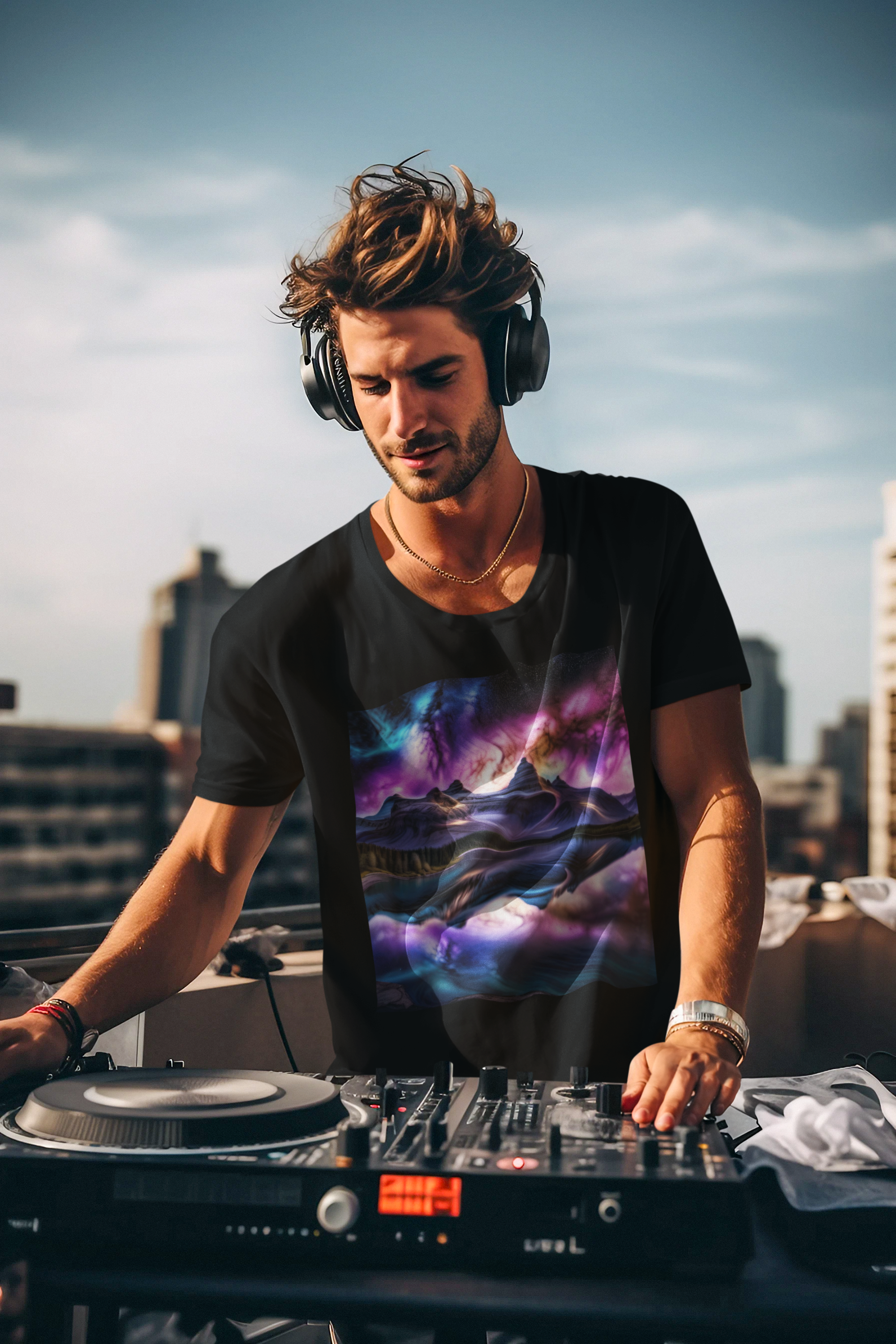 Coleção Cosmic Dreams 08<br>T-Shirt Unissex Prime
