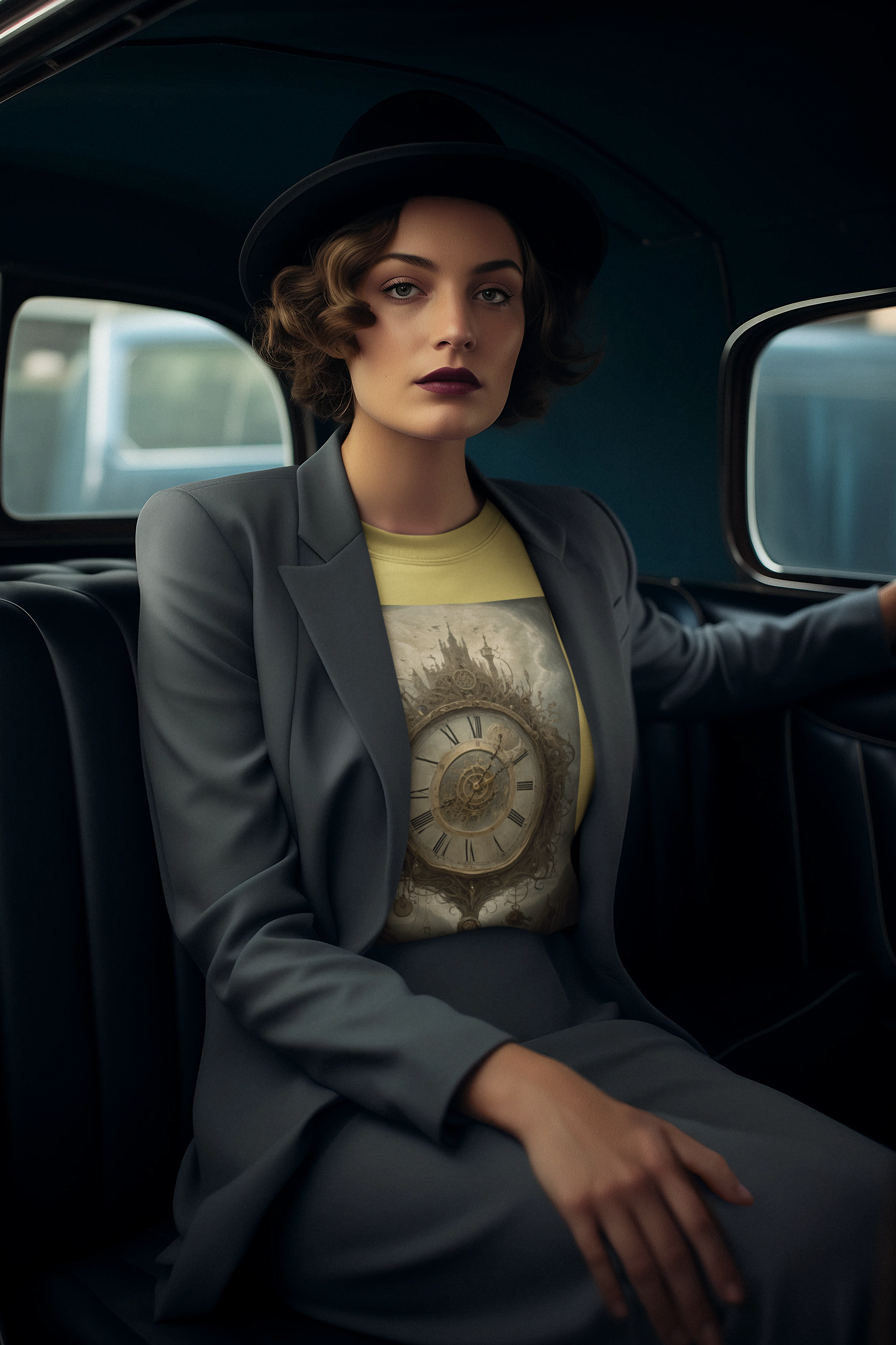 Coleção Tempus Fugit 04<br>T-Shirt Feminina Estonada