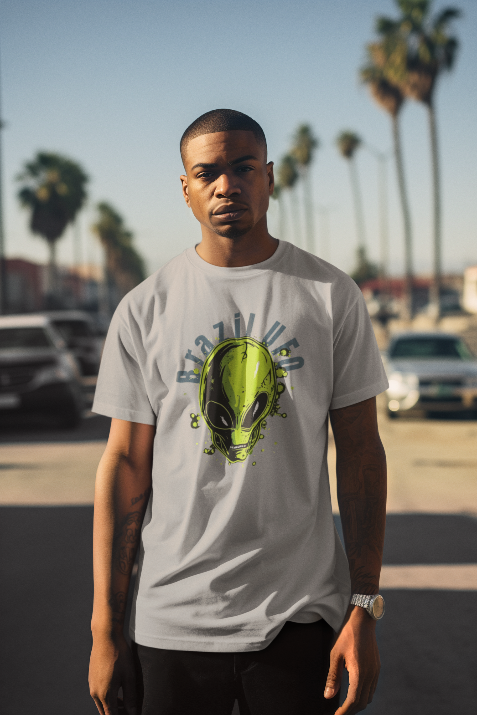 CAMISETA - ALIEN - BRAZIL UFO