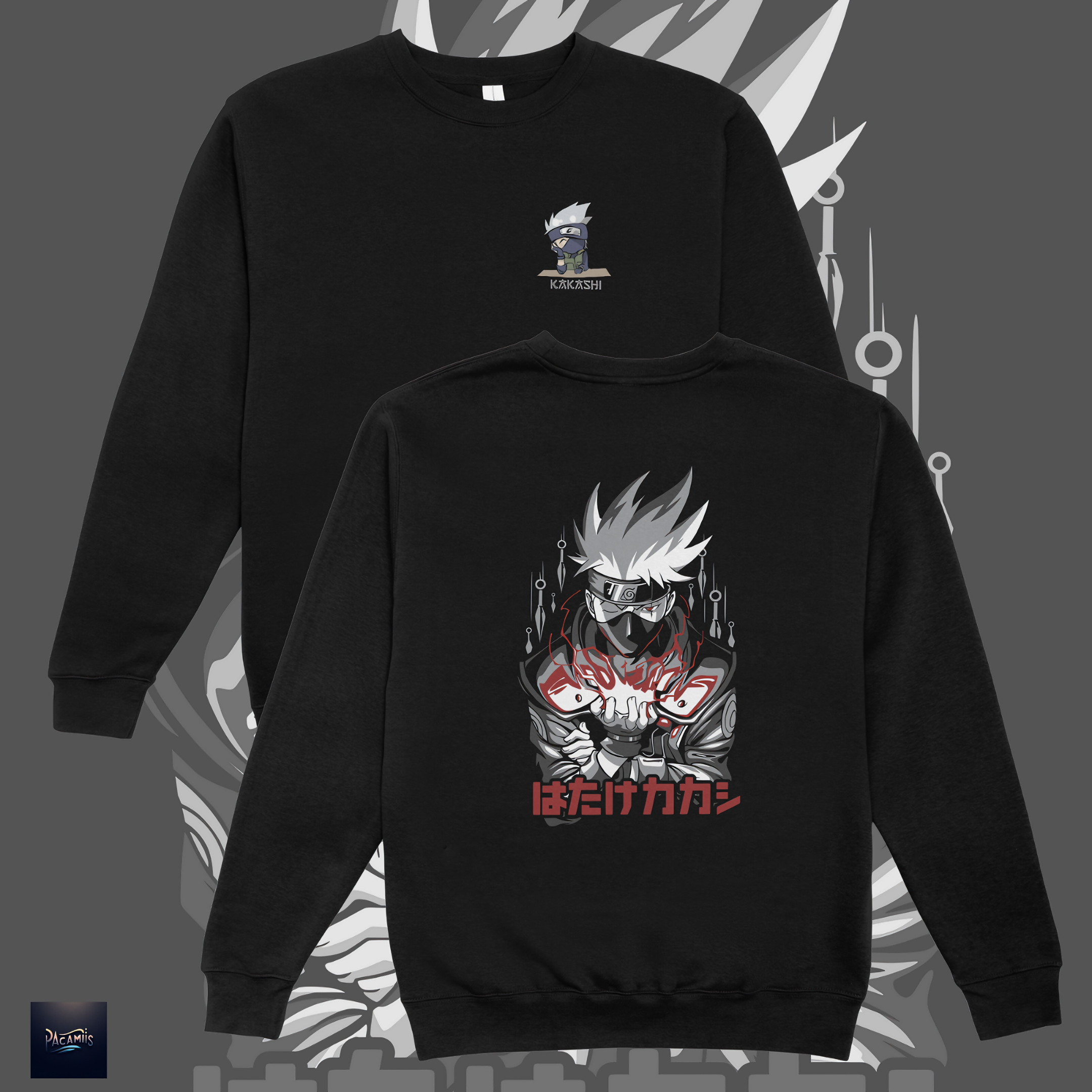 Moletom Fechado Hatake Kakashi