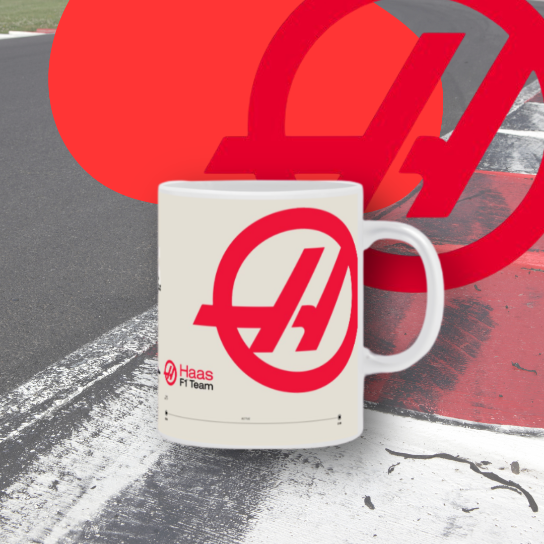 Caneca Colecionável F1 2025 - Hass