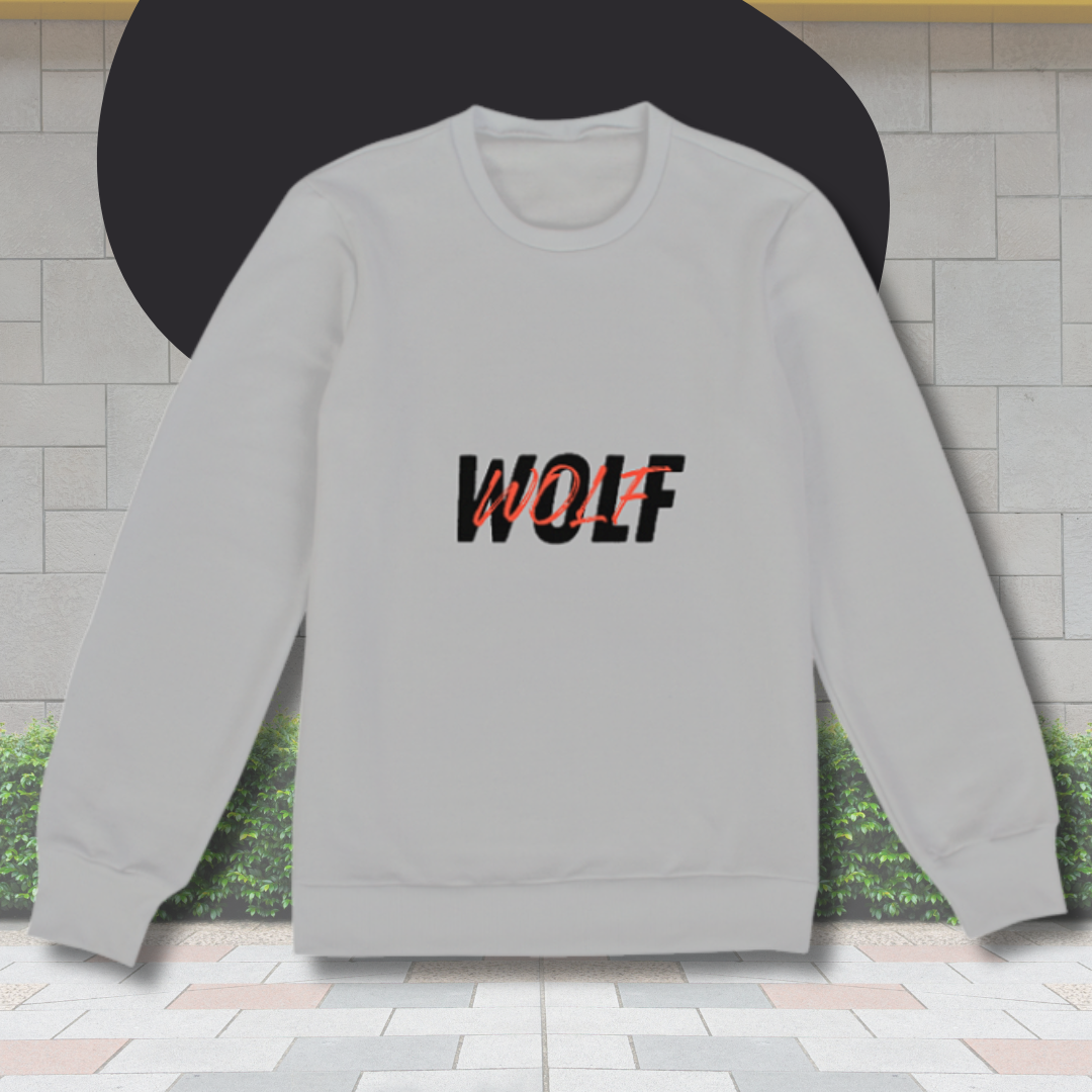 Moletom BlackWolf - escrita preta