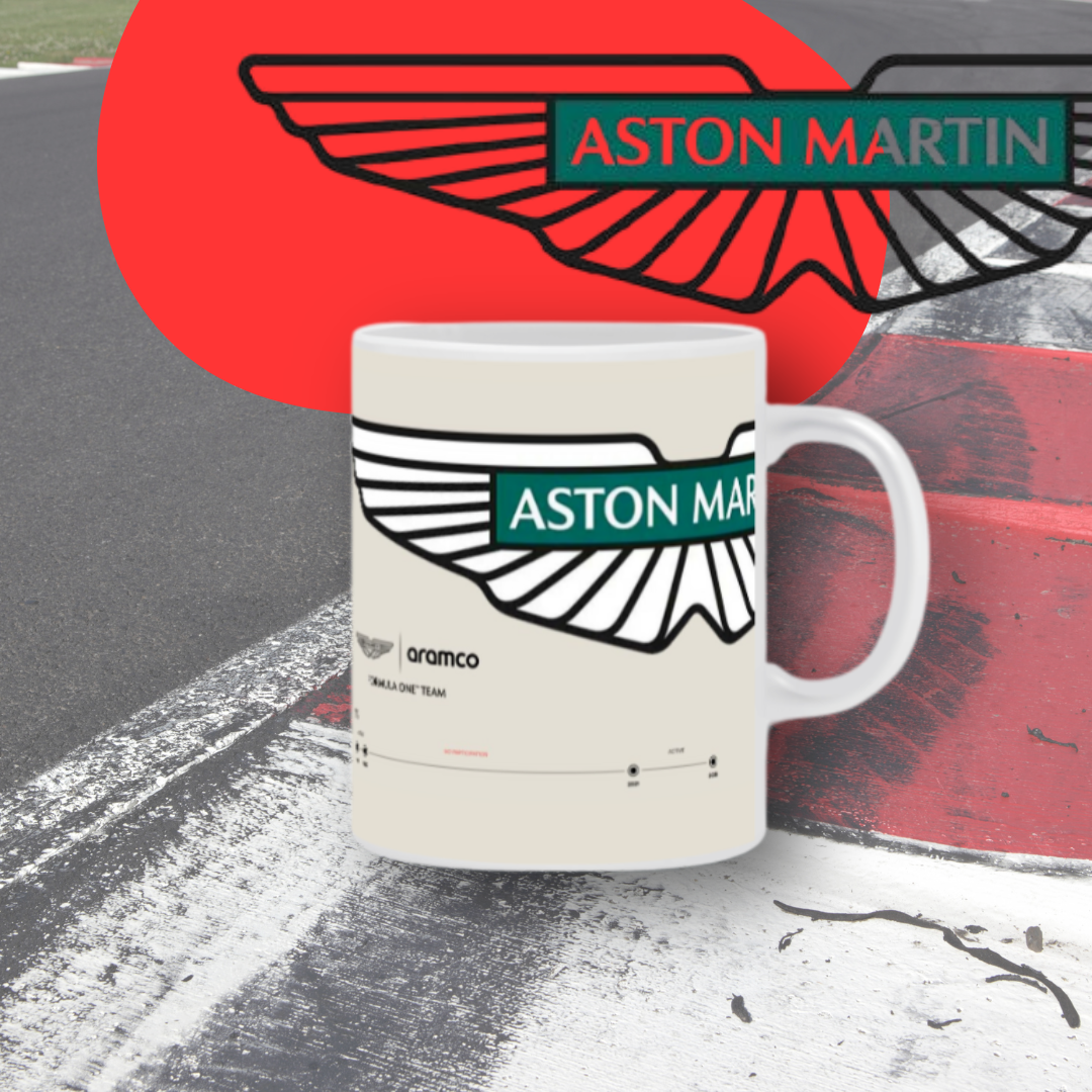 Caneca Colecionável F1 2025 - Aston Martin