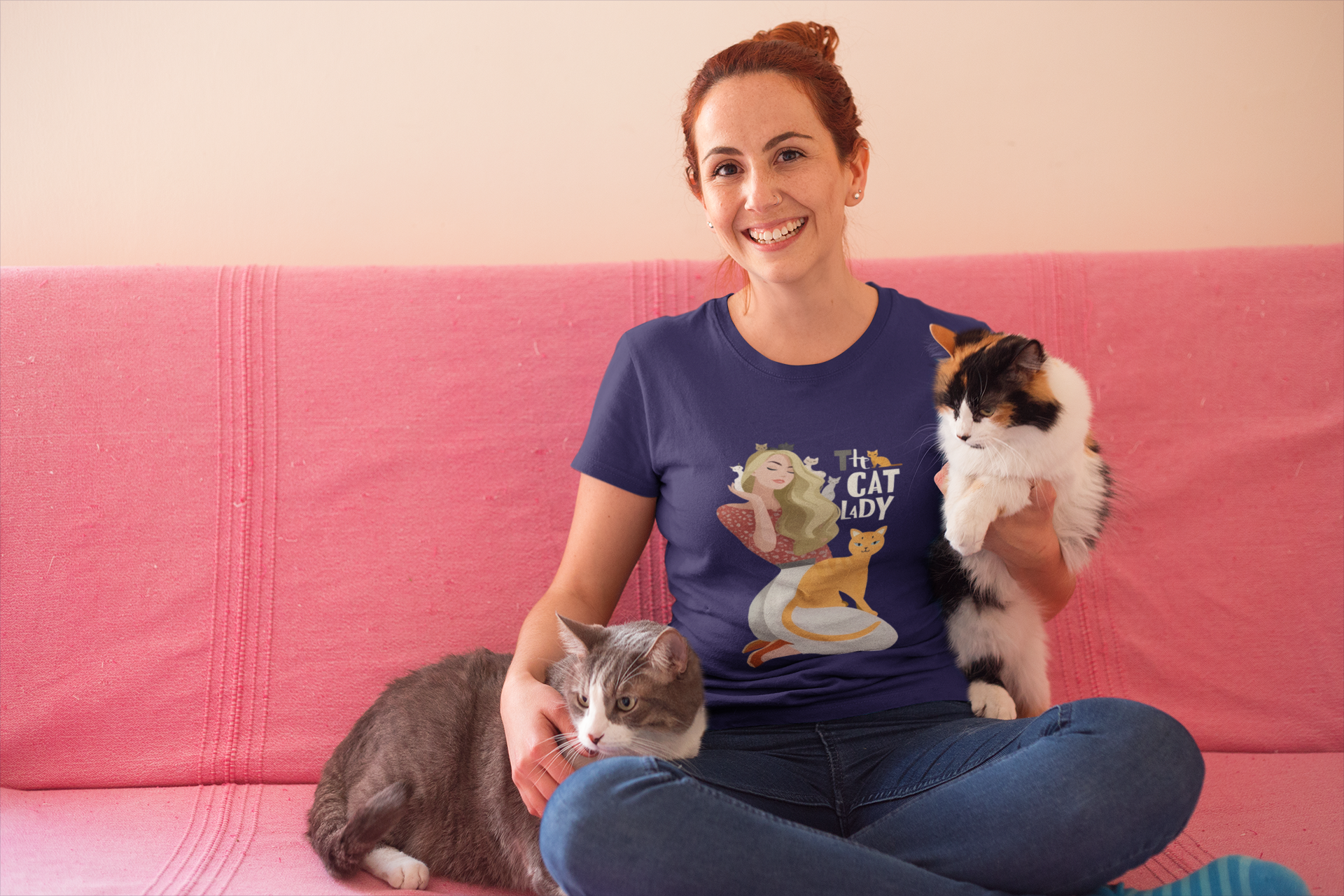 Camiseta The Cat Lady - Baby Look