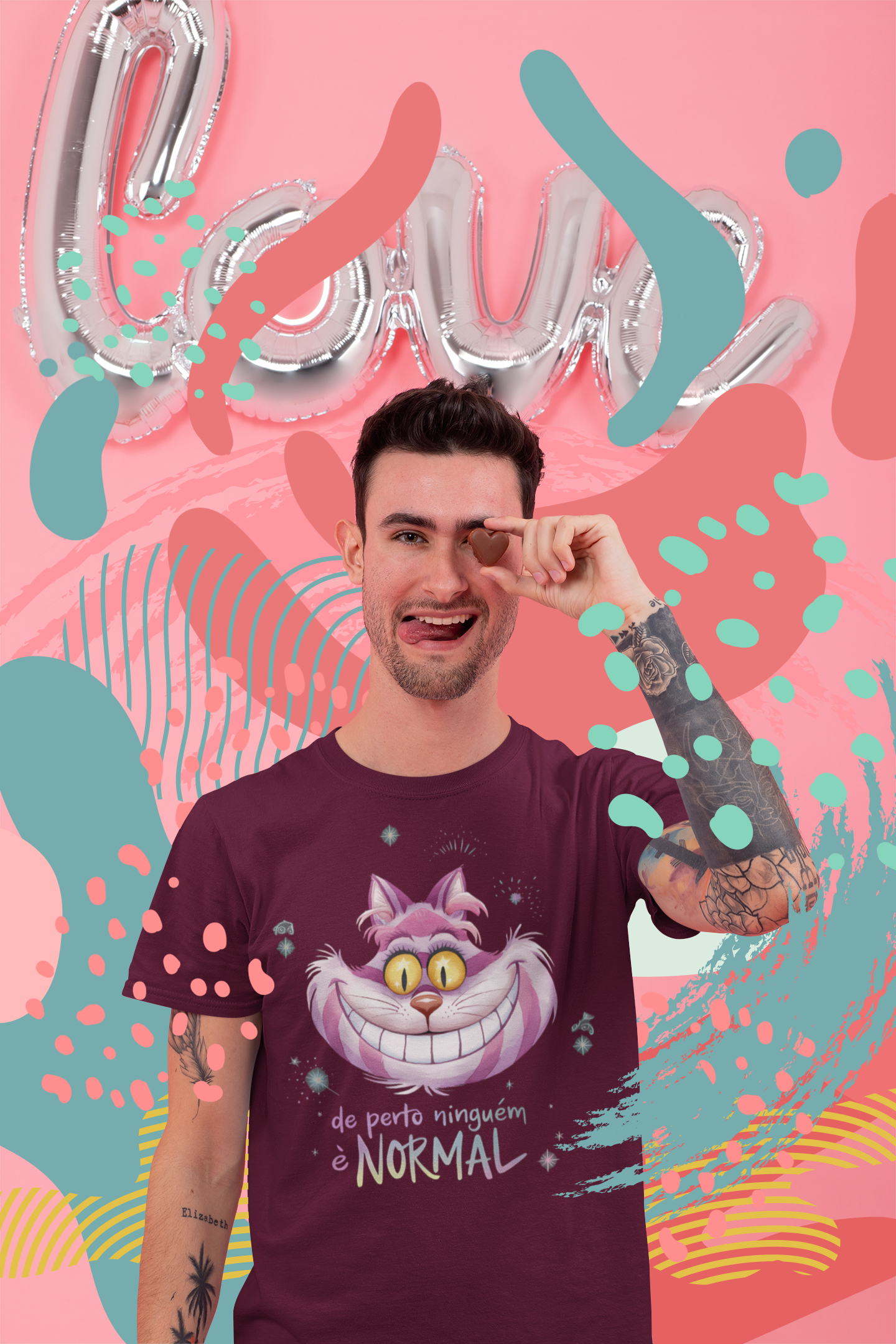 Camiseta De perto Ninguém é Normal