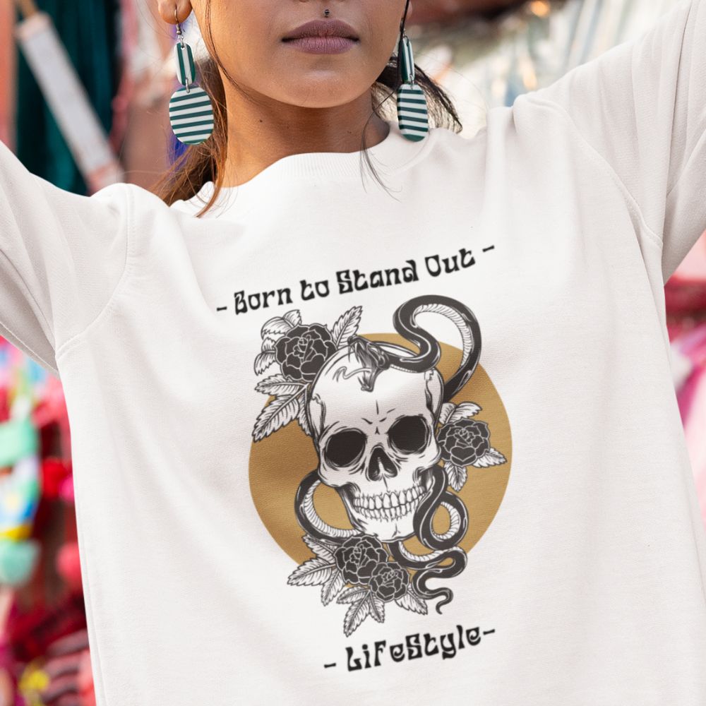 Moletom Liso Kustom Kulture – Born to Stand Out -Unissex