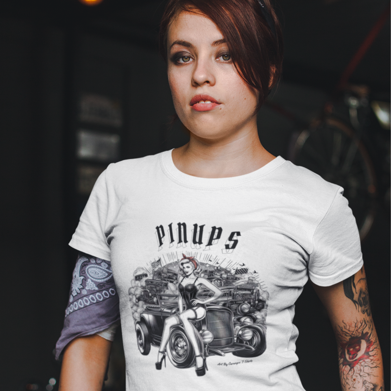 Camiseta Quality  Baby Look Feminina - Pinup Theme