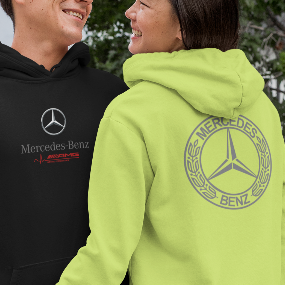 Moletom Canguru Mercedes-Benz AMG Performance Unissex – Elegância em Movimento