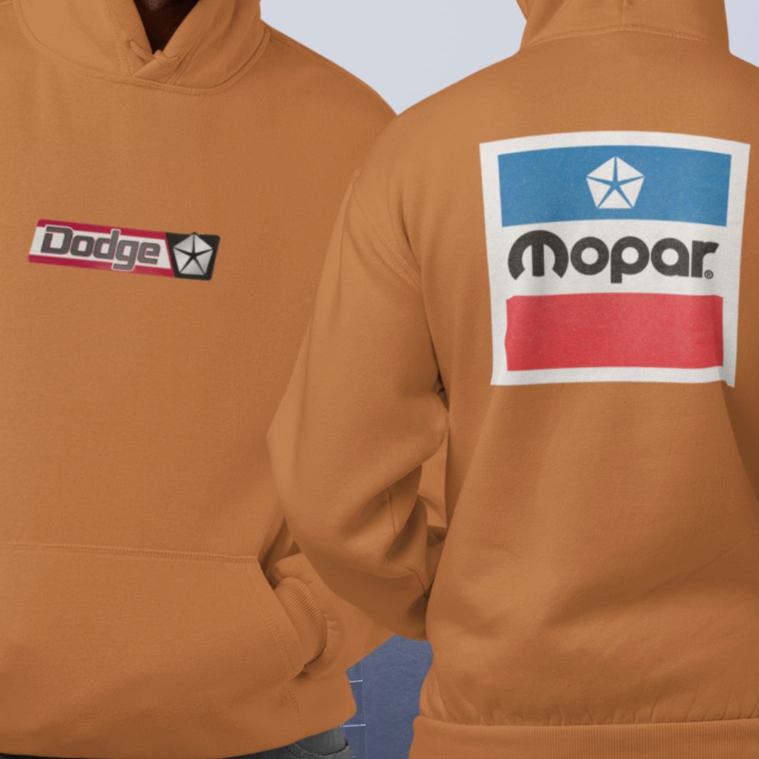 Moletom Canguru Dodge Vintage – Mopar Dodge Edition - Unissex