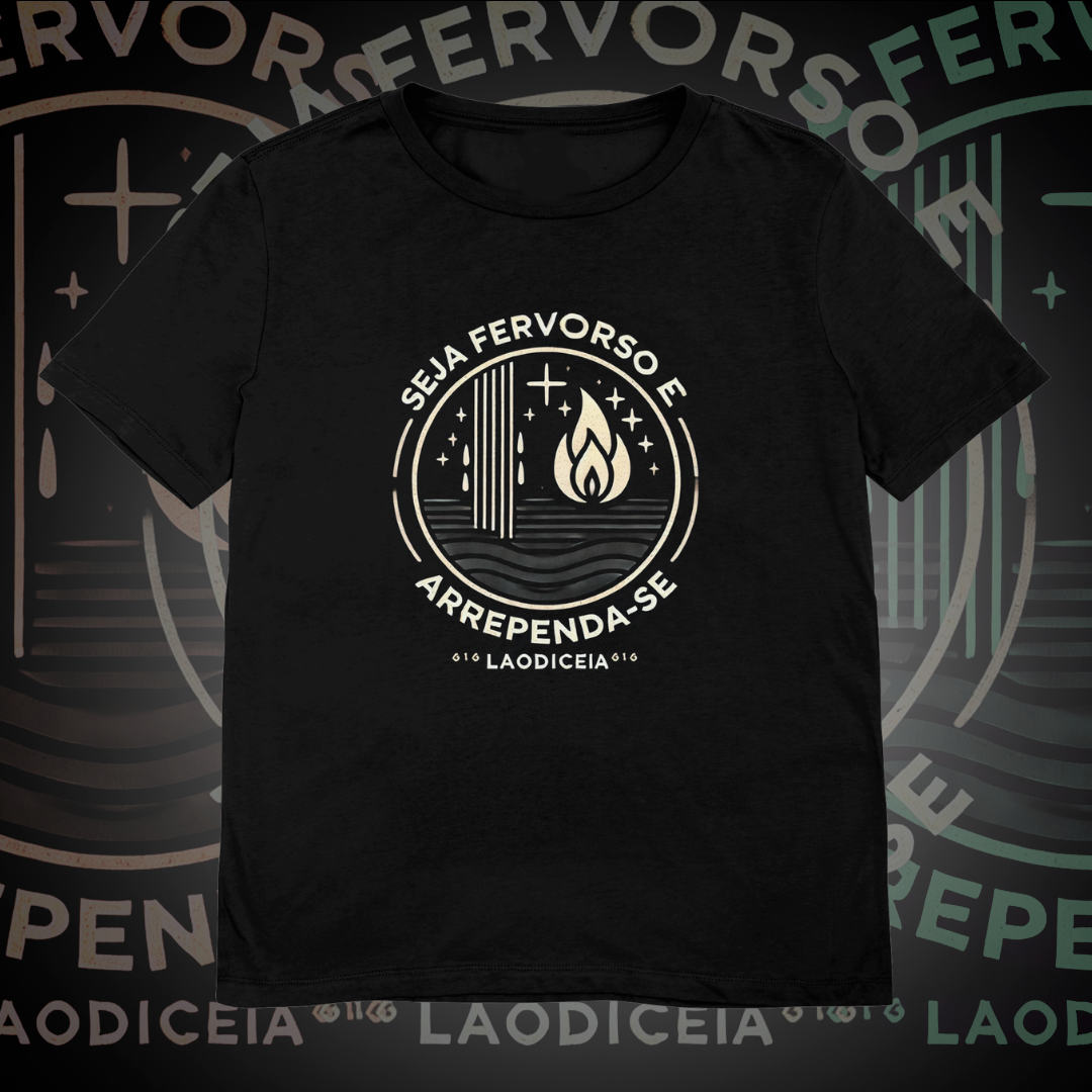  Laodiceia – Seja Fervoroso e Arrependa-se [Unissex]