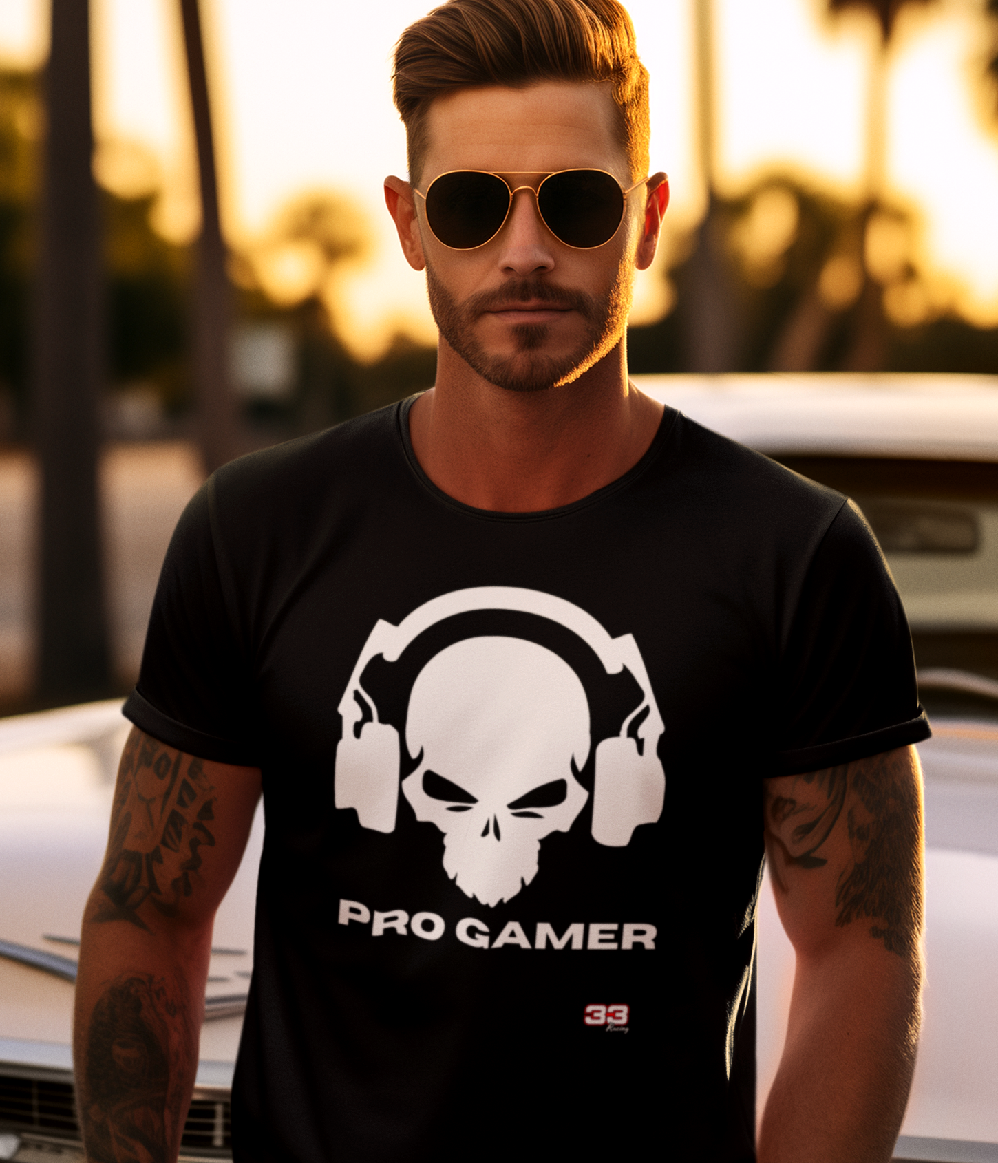 Pro Gamer Caveira Branca