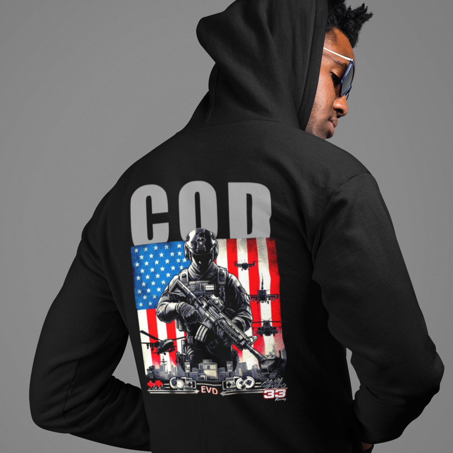 COD Bandeira USA Moleton Canguru