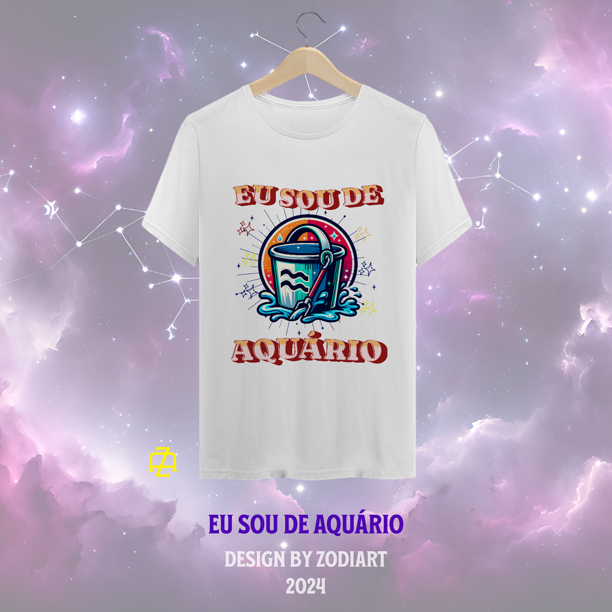 CAMISA - EU SOU DE AQUÁRIO