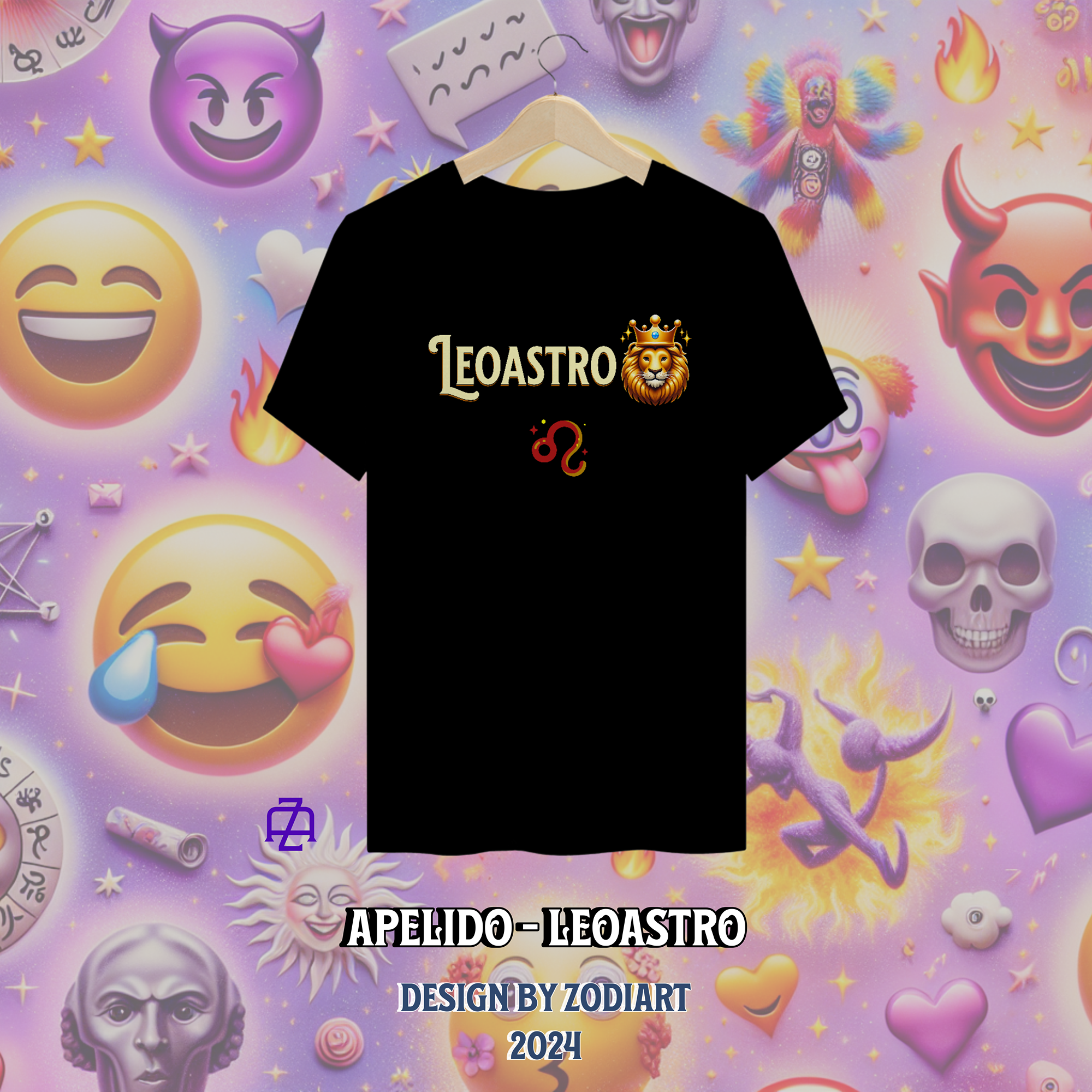 CAMISA LEOASTRO / PRETA - AZUL MARINHO