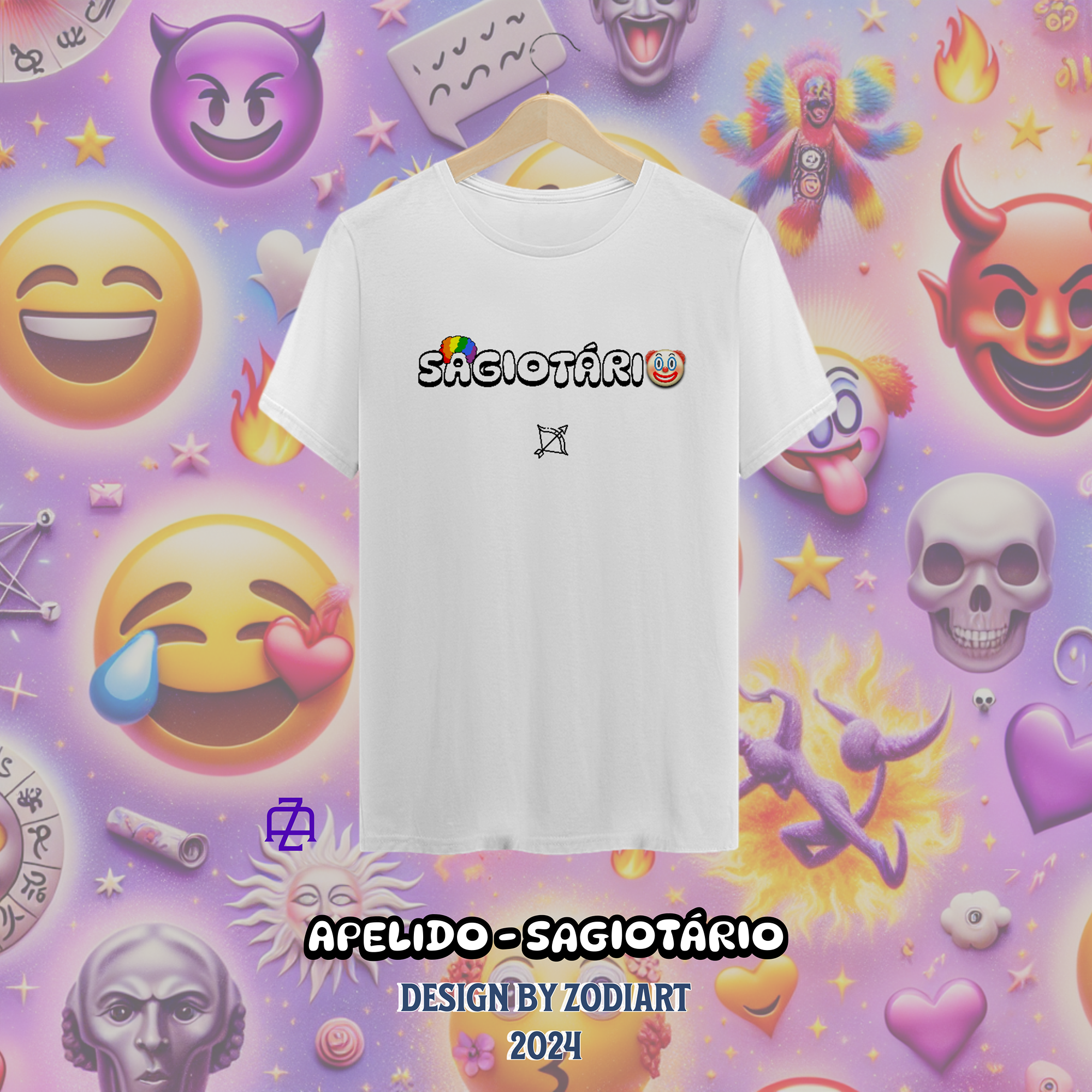 CAMISA SAGIOTÁRIO / BRANCA
