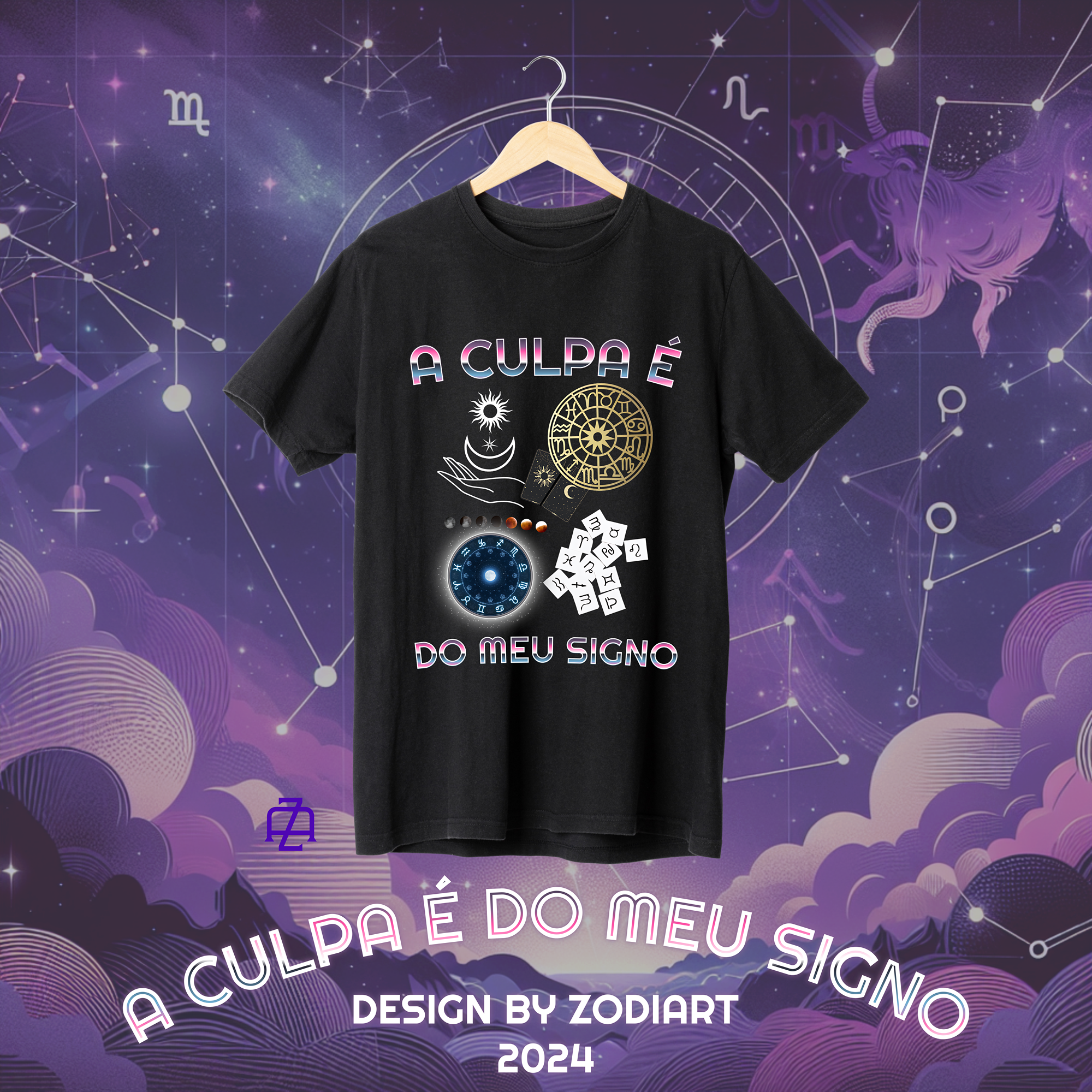 CAMISA - A CULPA É DO MEU SIGNO / PRETA