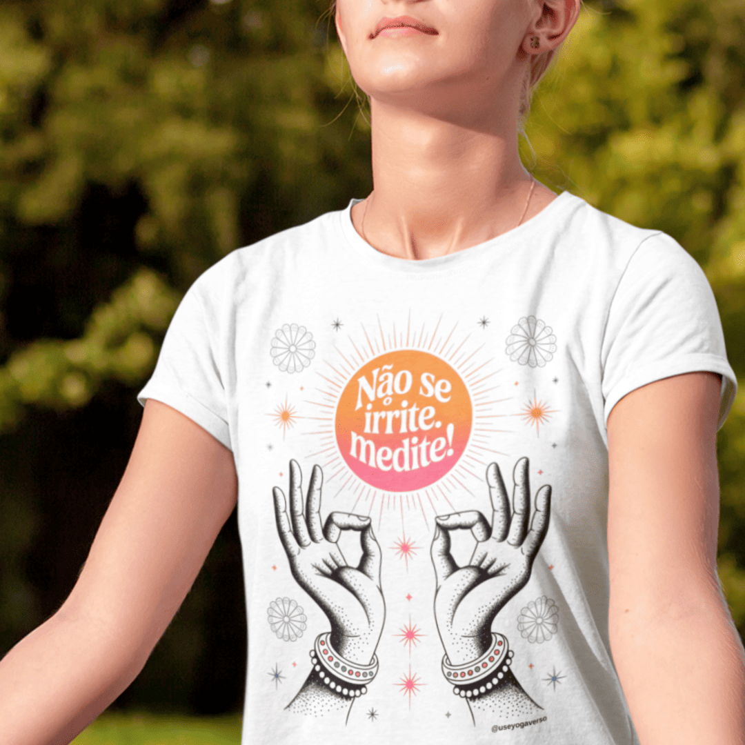 Camiseta Yoga: Medite!