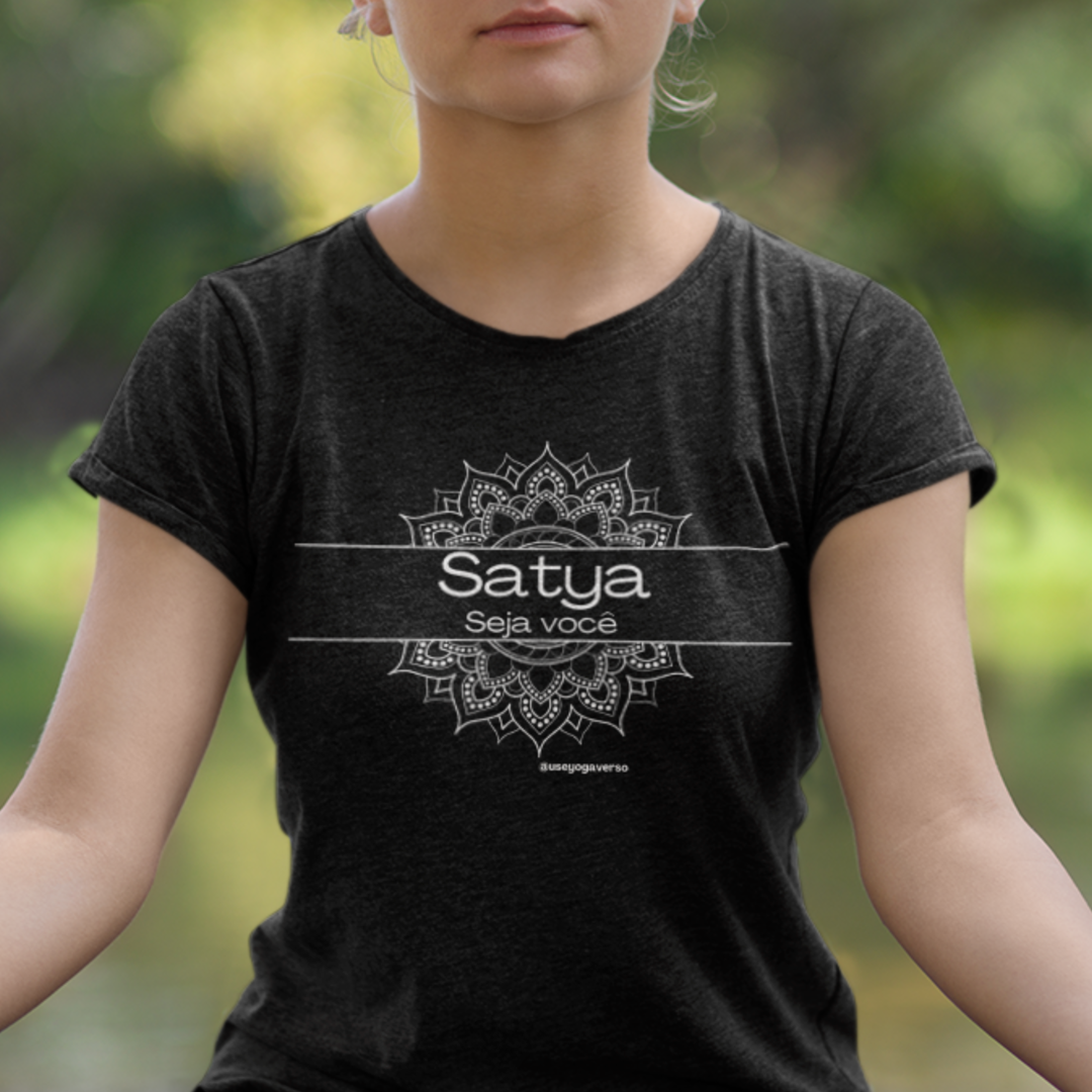Camiseta Yoga - Satya - Seja Você