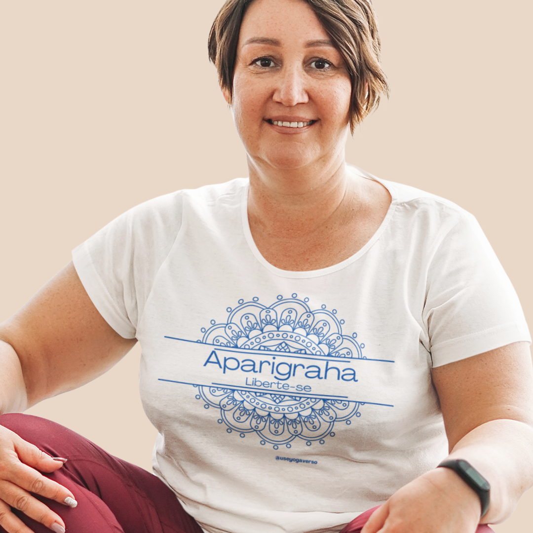 Camiseta Yoga - Aparigraha - Liberte-se