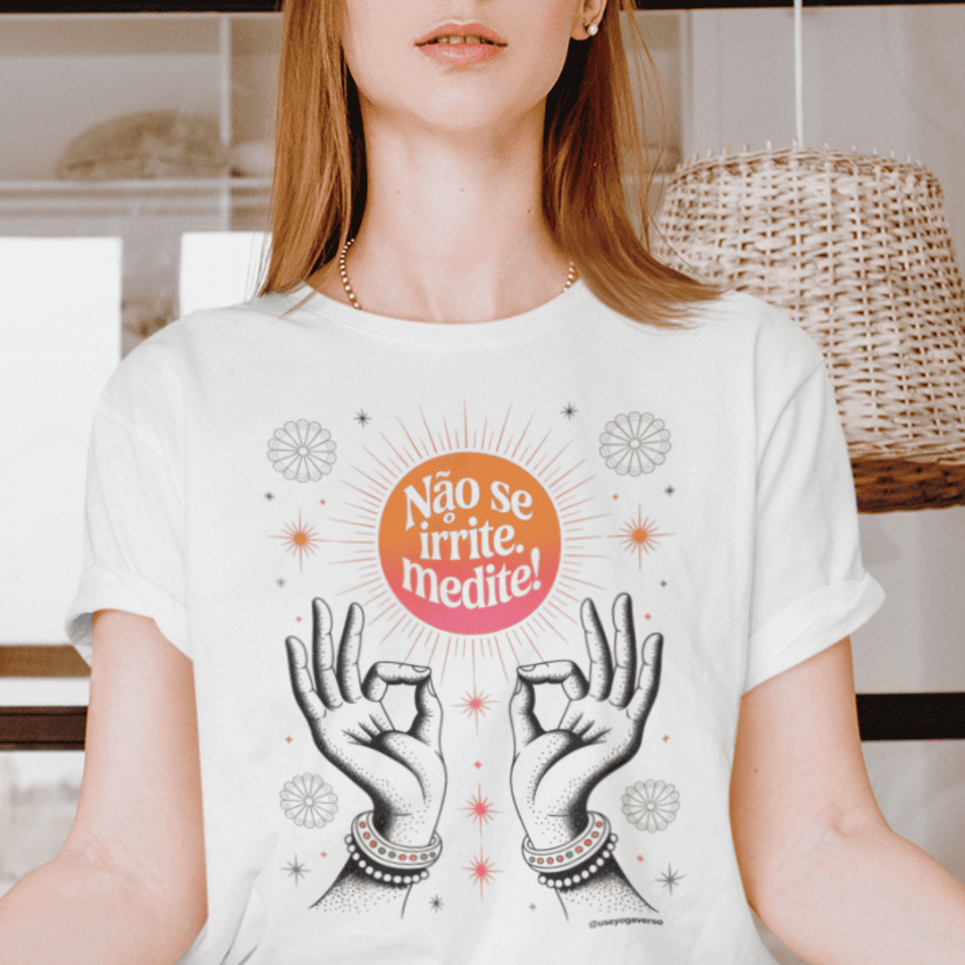 Camiseta Yoga - Medite!