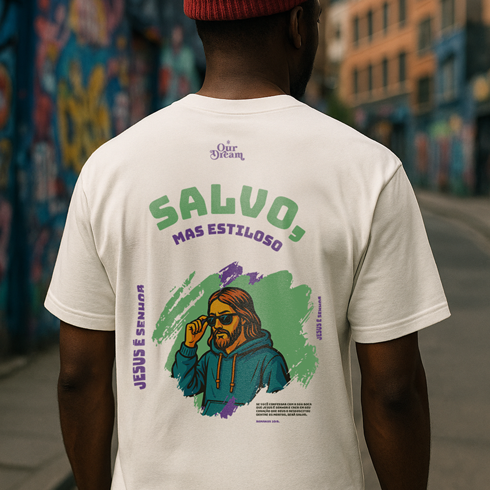 Camiseta Oversized - Salvo, mas estiloso
