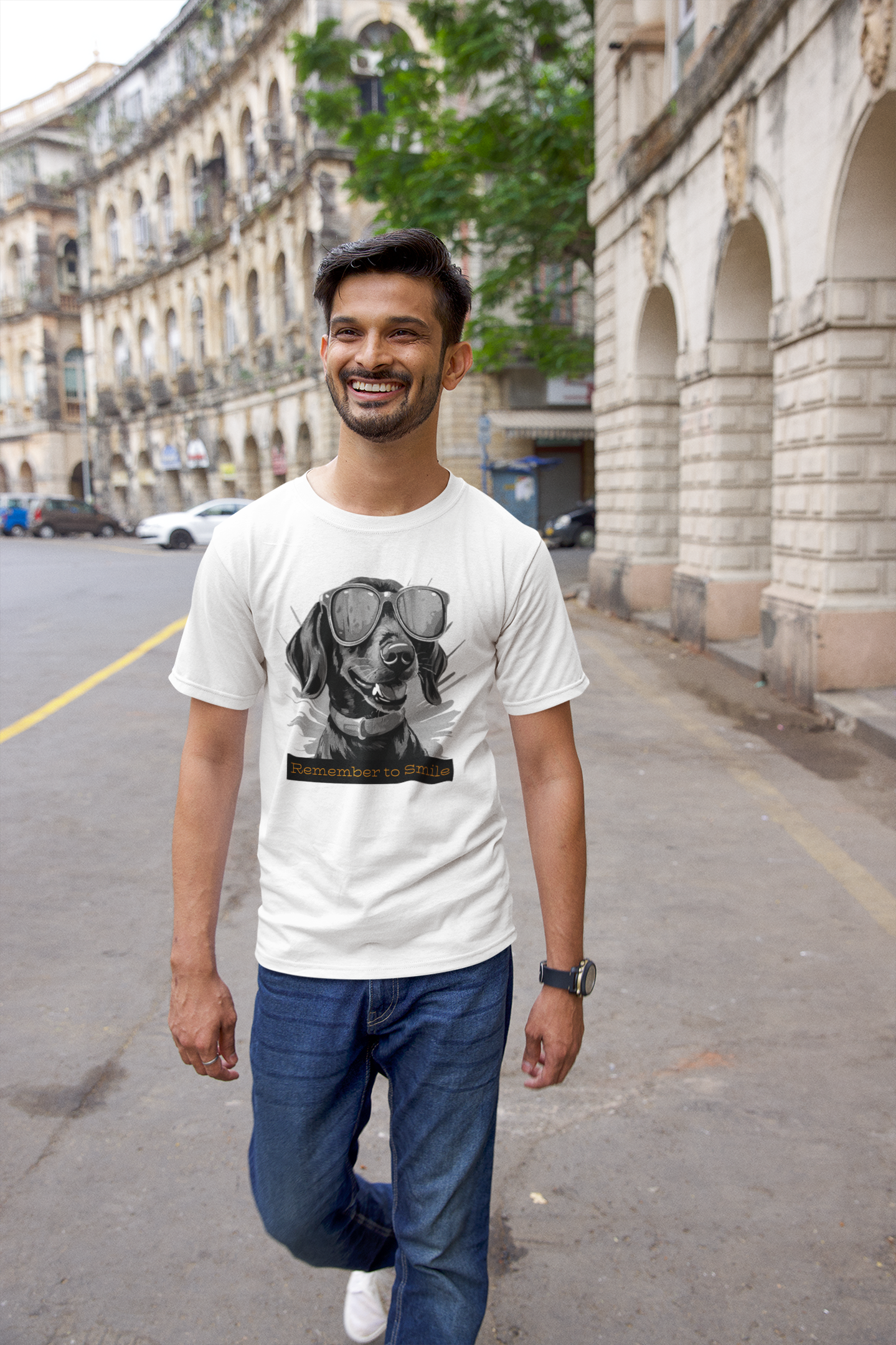 T-Shirt Dog Smile