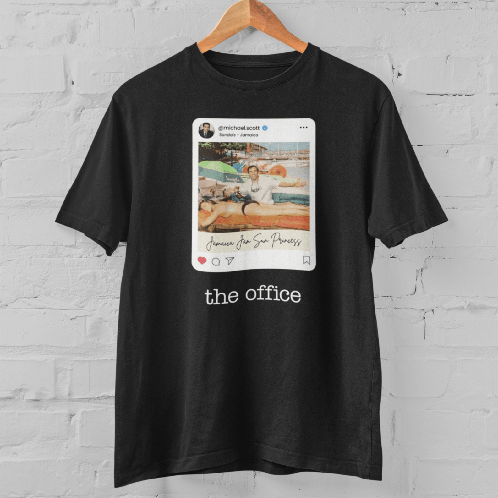 Camiseta The Office Masculina e Feminina - Michael Scott e Jan Levinson Sandals Jamaica 