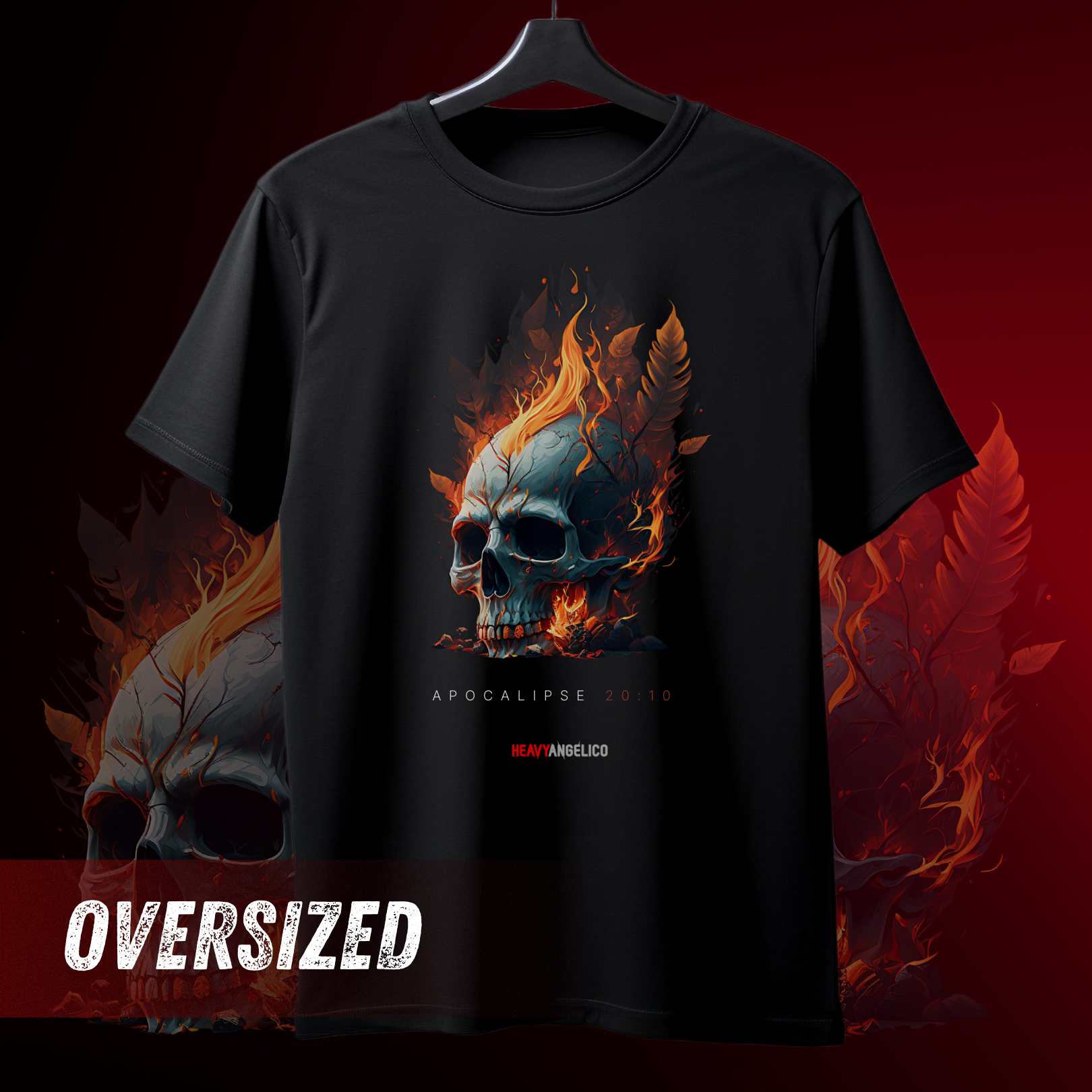 Apocalipse 20:10 - Camiseta Oversized