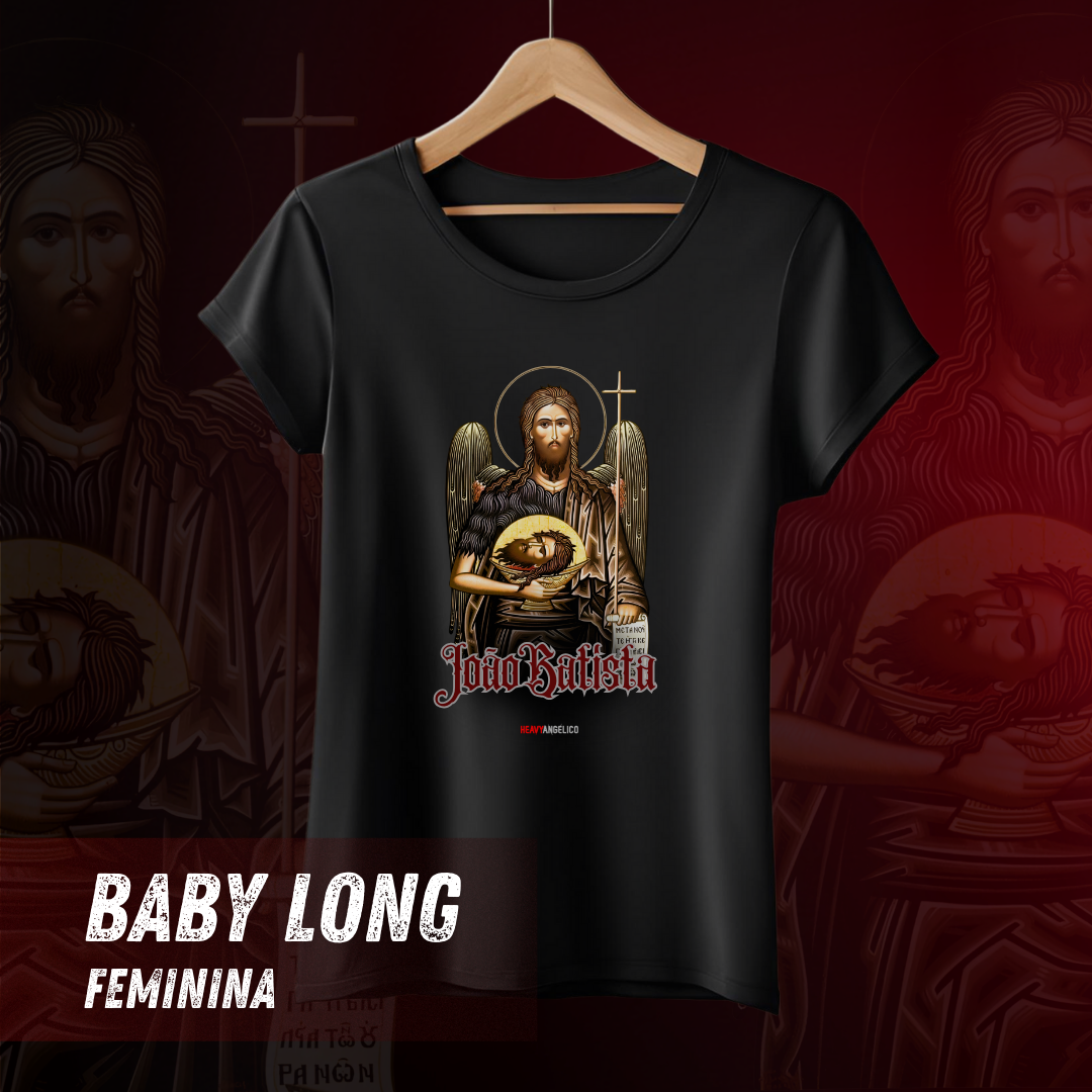 João no Prato - Camiseta Feminina