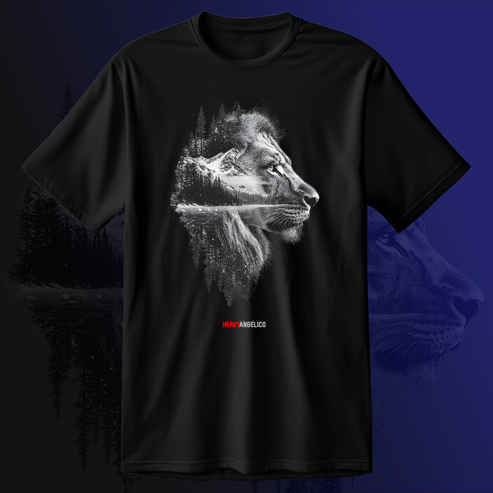 Paradise Lion - Camiseta Unissex