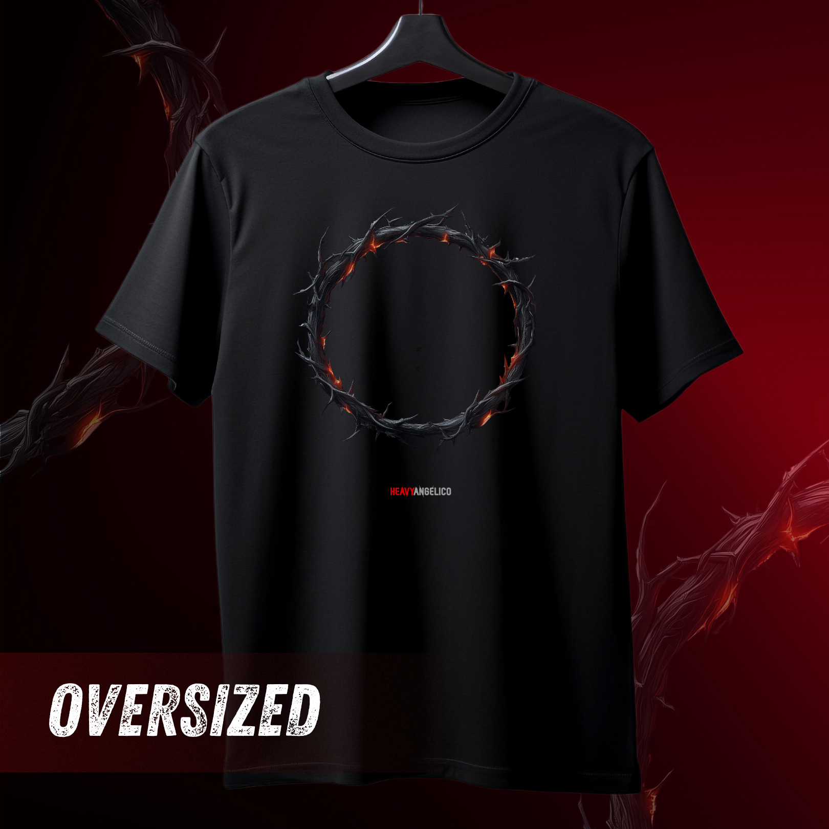 Crown of Thorns - Camiseta Oversized