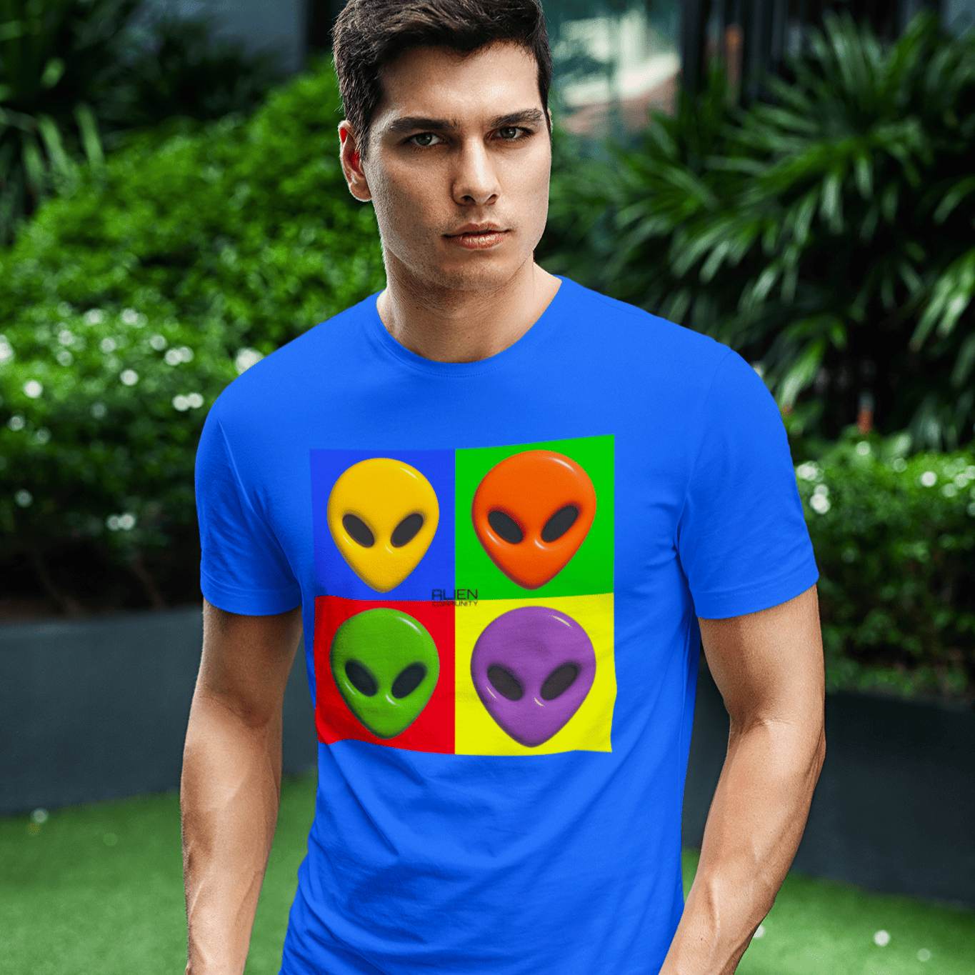 Camisa Aliens Coloridos